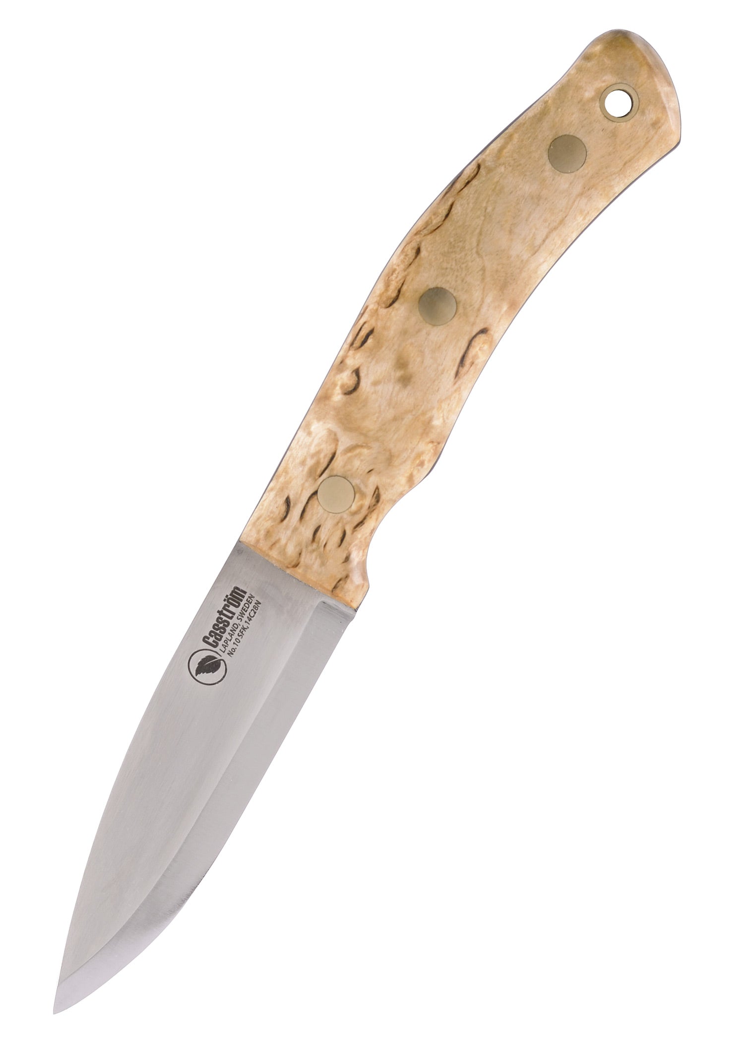 Imagen única de: Cuchillo Fijo Bosque Sueco, Abedul Rizado, Casström