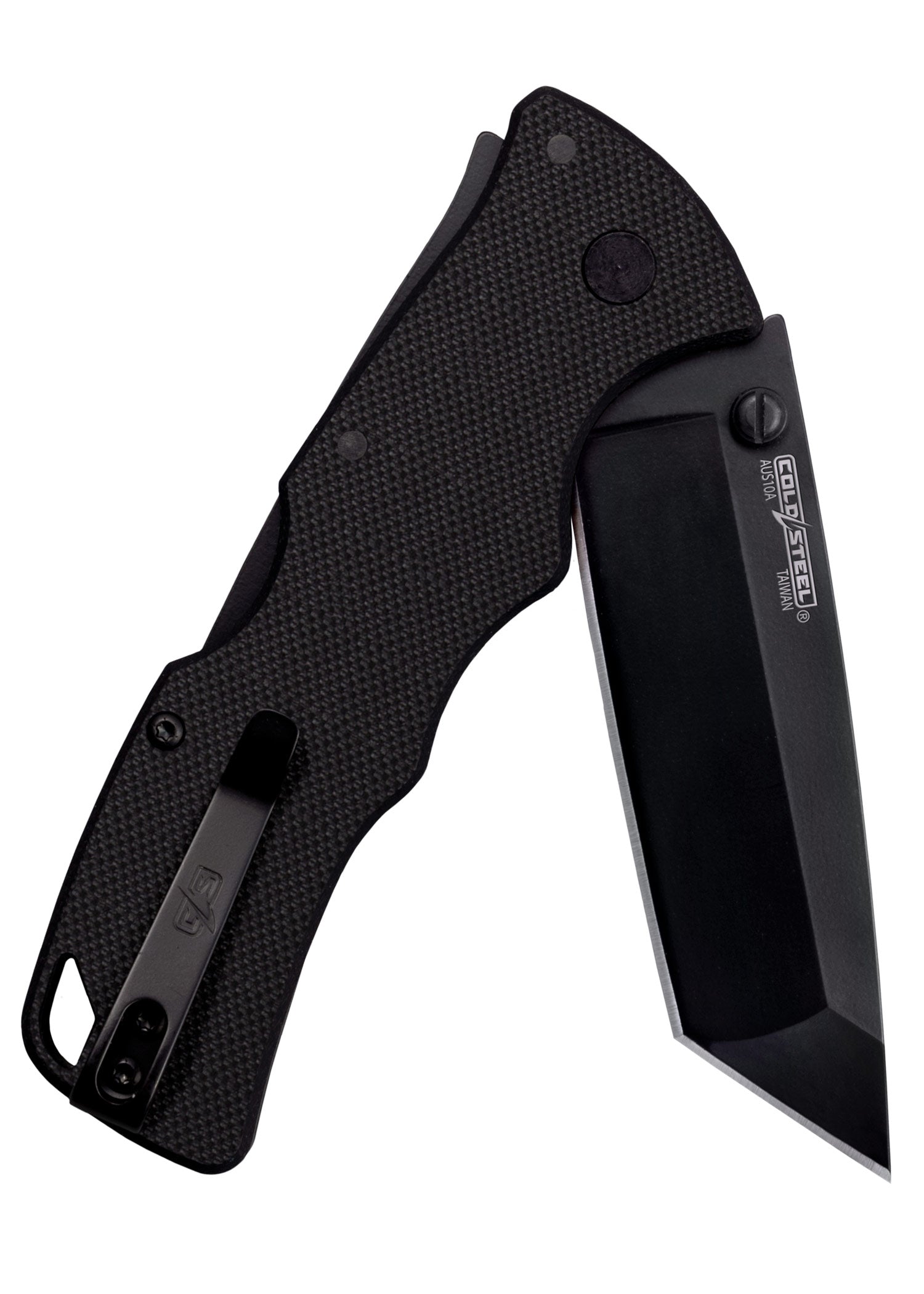 Imagen única de: Navaja De Bolsillo Verdict, Tanto Point, Aus10a, Mango Negro