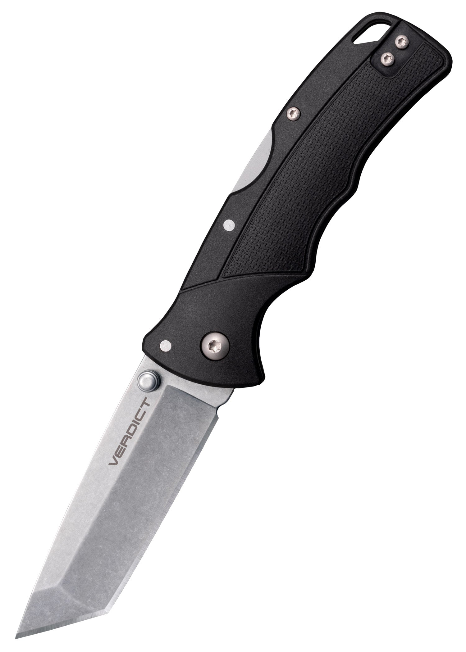 Imagen única de: Navaja De Bolsillo Verdict, Tanto Point, 4116Ss, Mango Negro