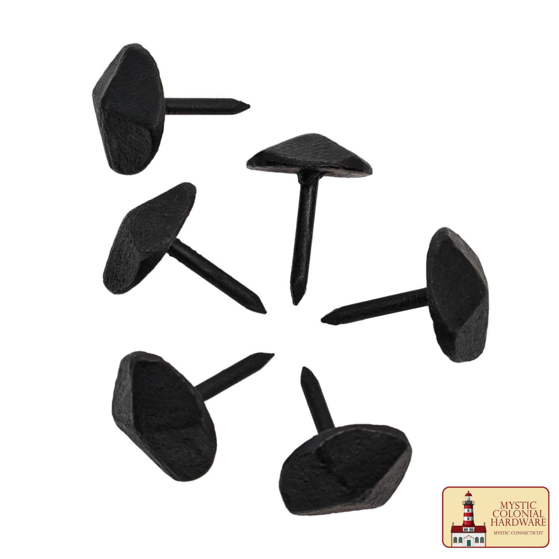 Clavos decorativos de hierro, forjados a mano, acabado ennegrecido con aceite natural - imagen 2