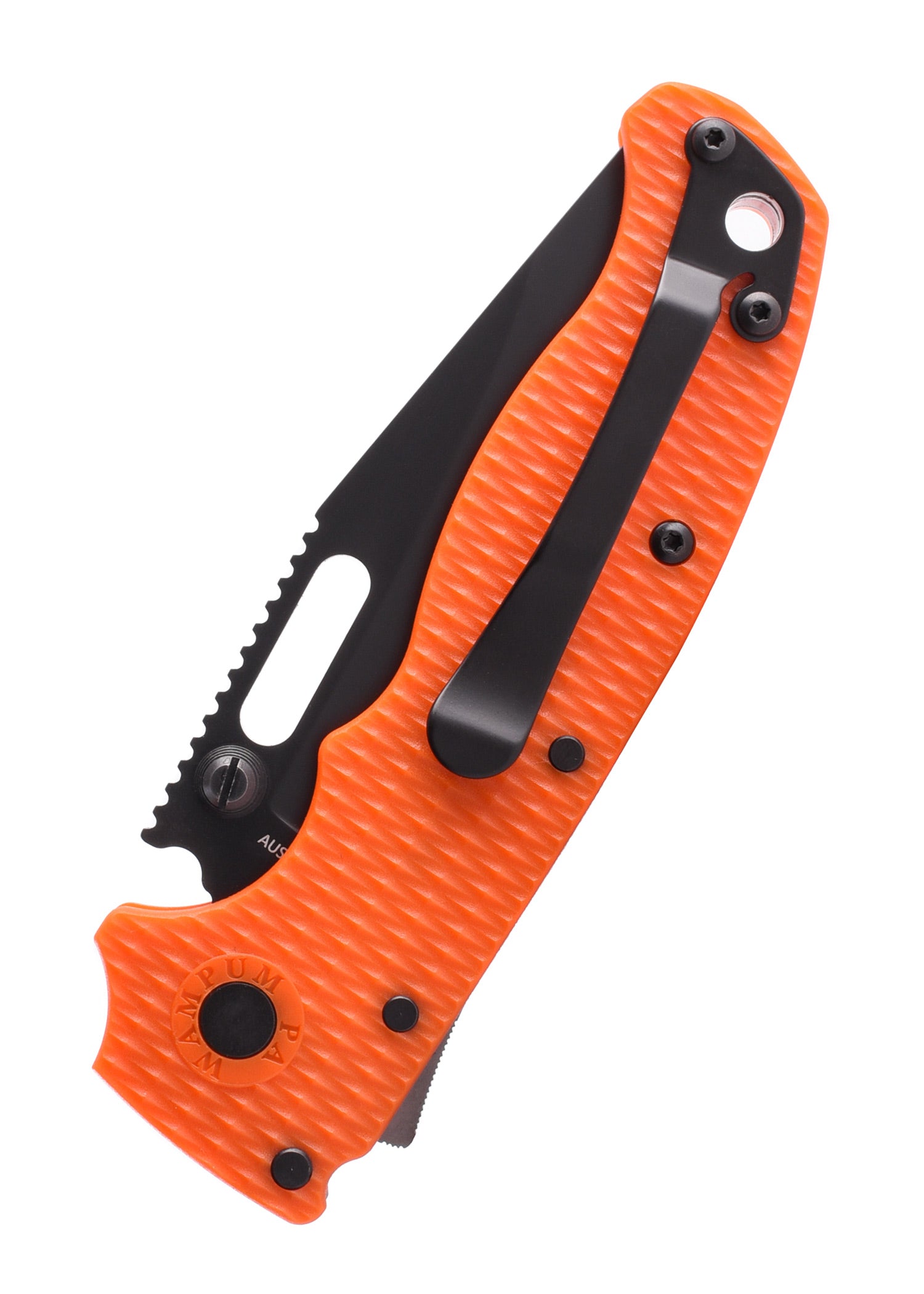 Imagen única de: Navaja De Bolsillo Demko Ad20.5 Clip Point, Naranja, Dlc