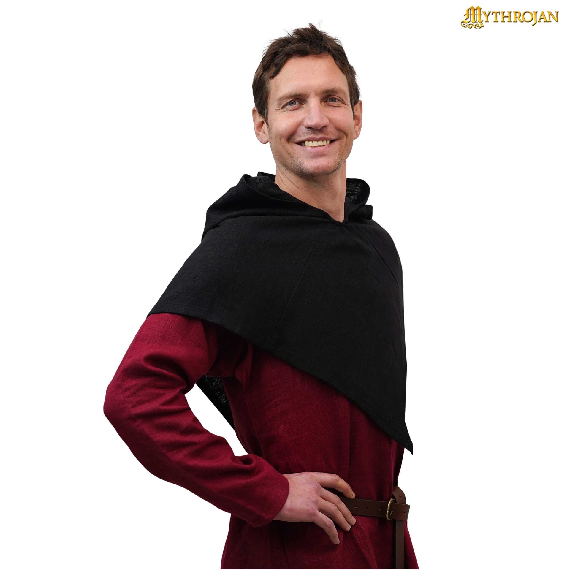 Capucha vikinga de lino - imagen 5