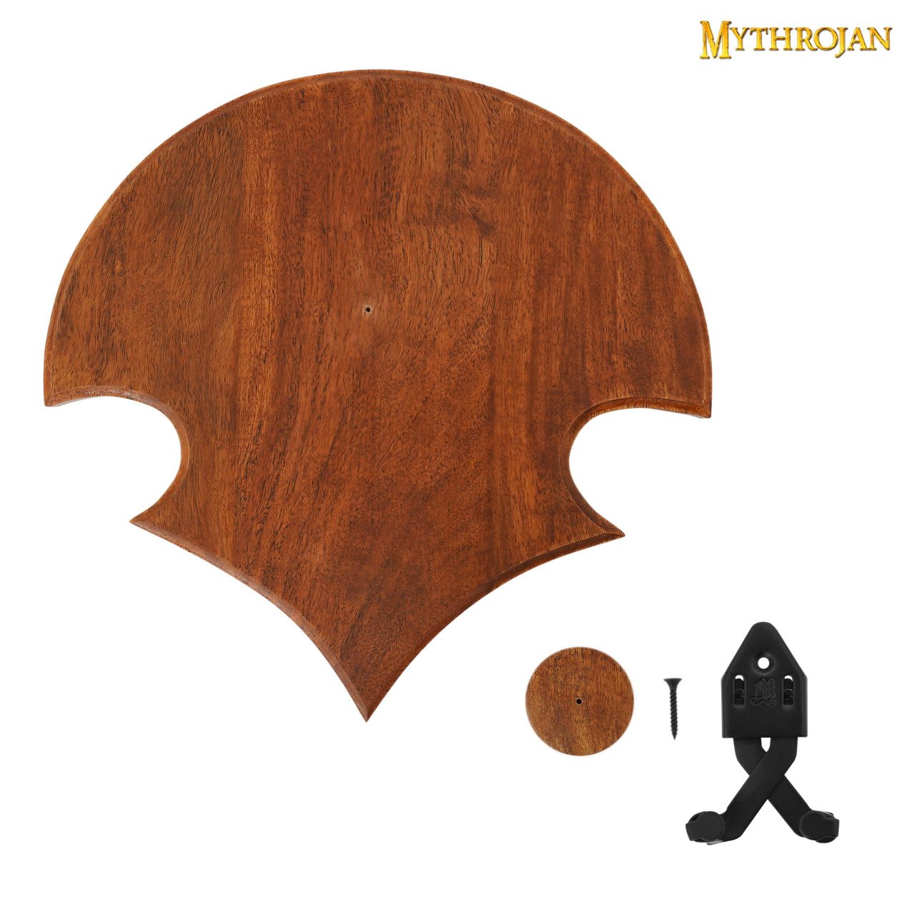 Placa de pared para espada en madera de acacia con soporte de acero - imagen 8