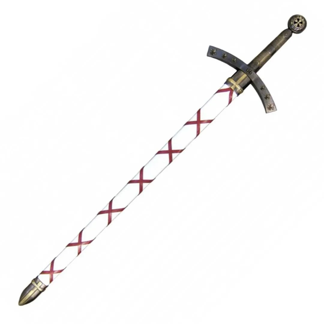Imagen única de: Espada Templaria De Hugo De Payens Con Vaina Réplica 4188L