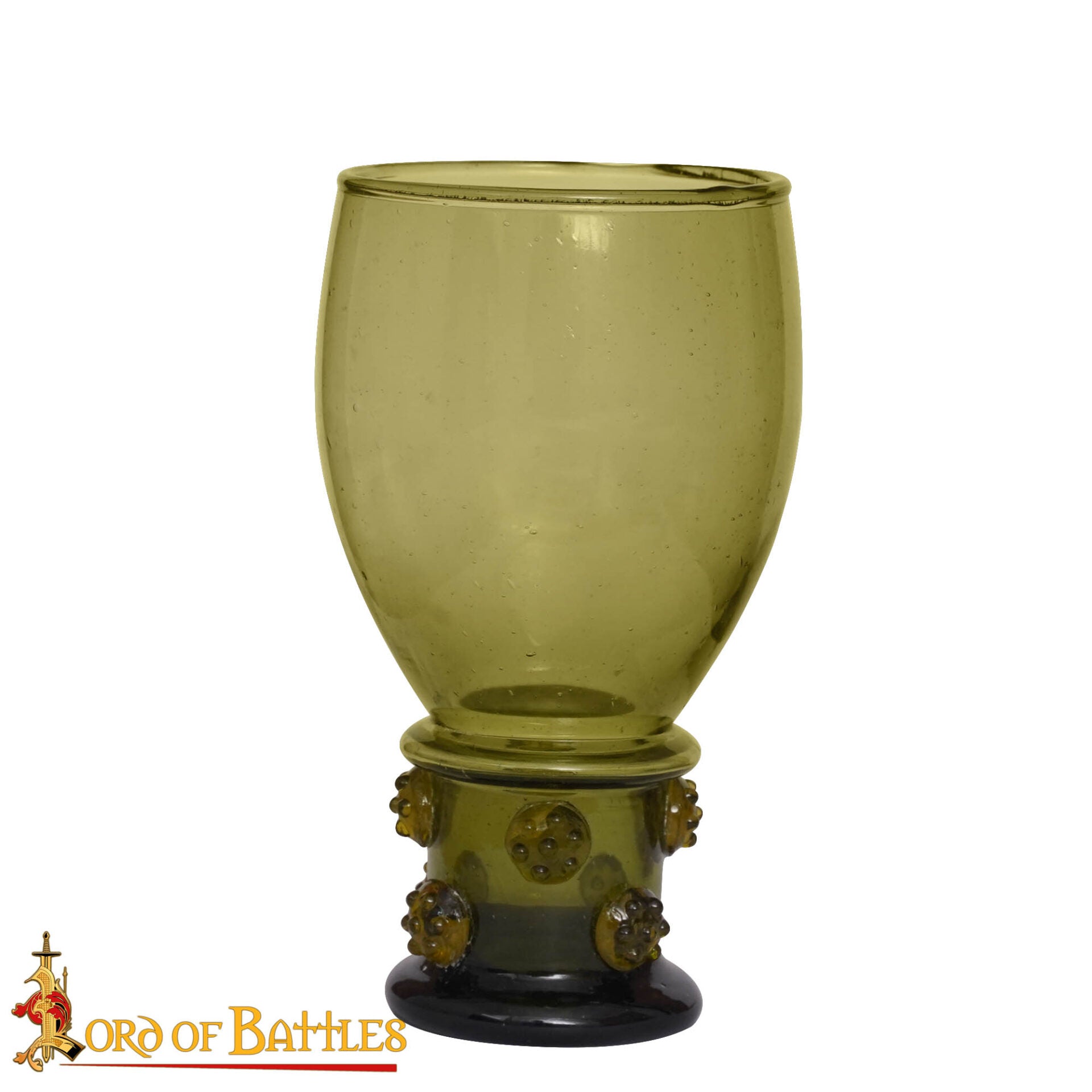Imagen única de: Copa de Cristal de Bosque Estilo Siglo Xv-xvi con Prunts Vajilla Medieval- Segunda Calidad