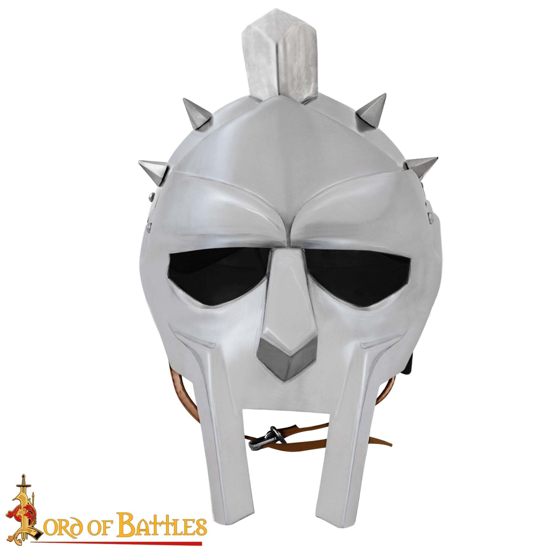 Casco gladiador 'The Spaniard' en acero con forro y pinchos - imagen 4