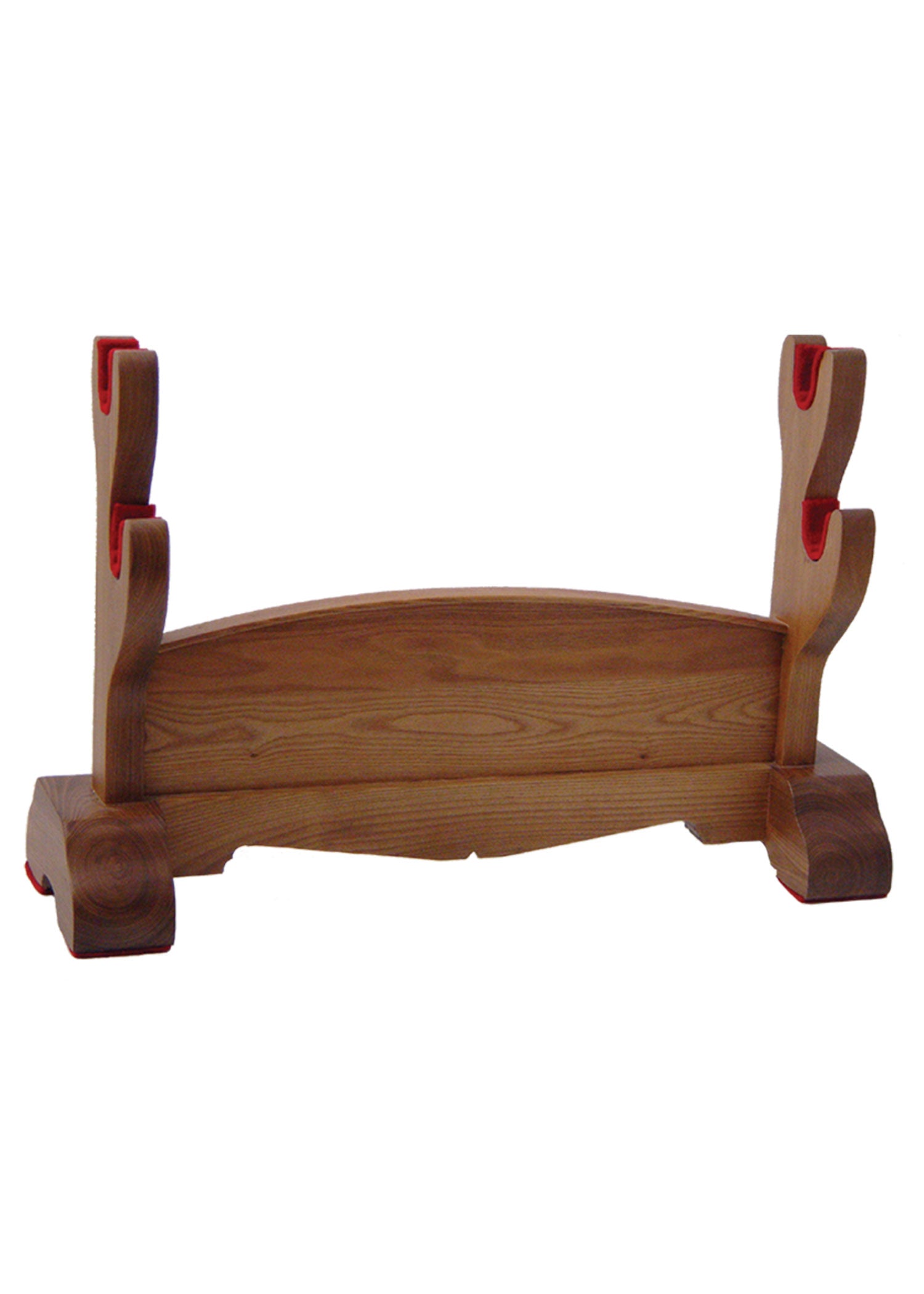 Imagen única de: Soporte Para 2 Espadas Samuráis, Madera Natural.