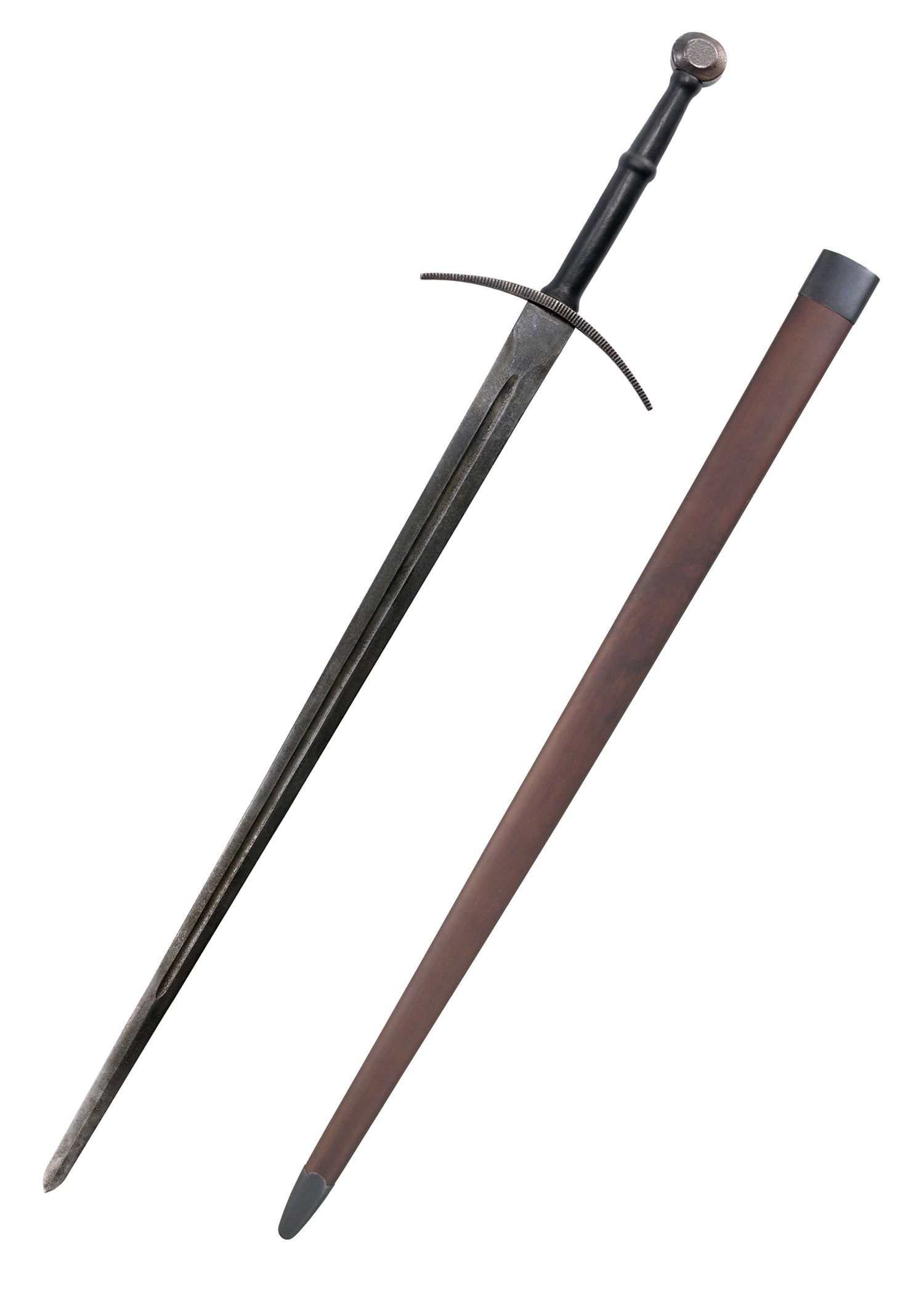 Imagen única de: Espada Bastarda, Espada De Mano Y Media Con Vaina, Afilada