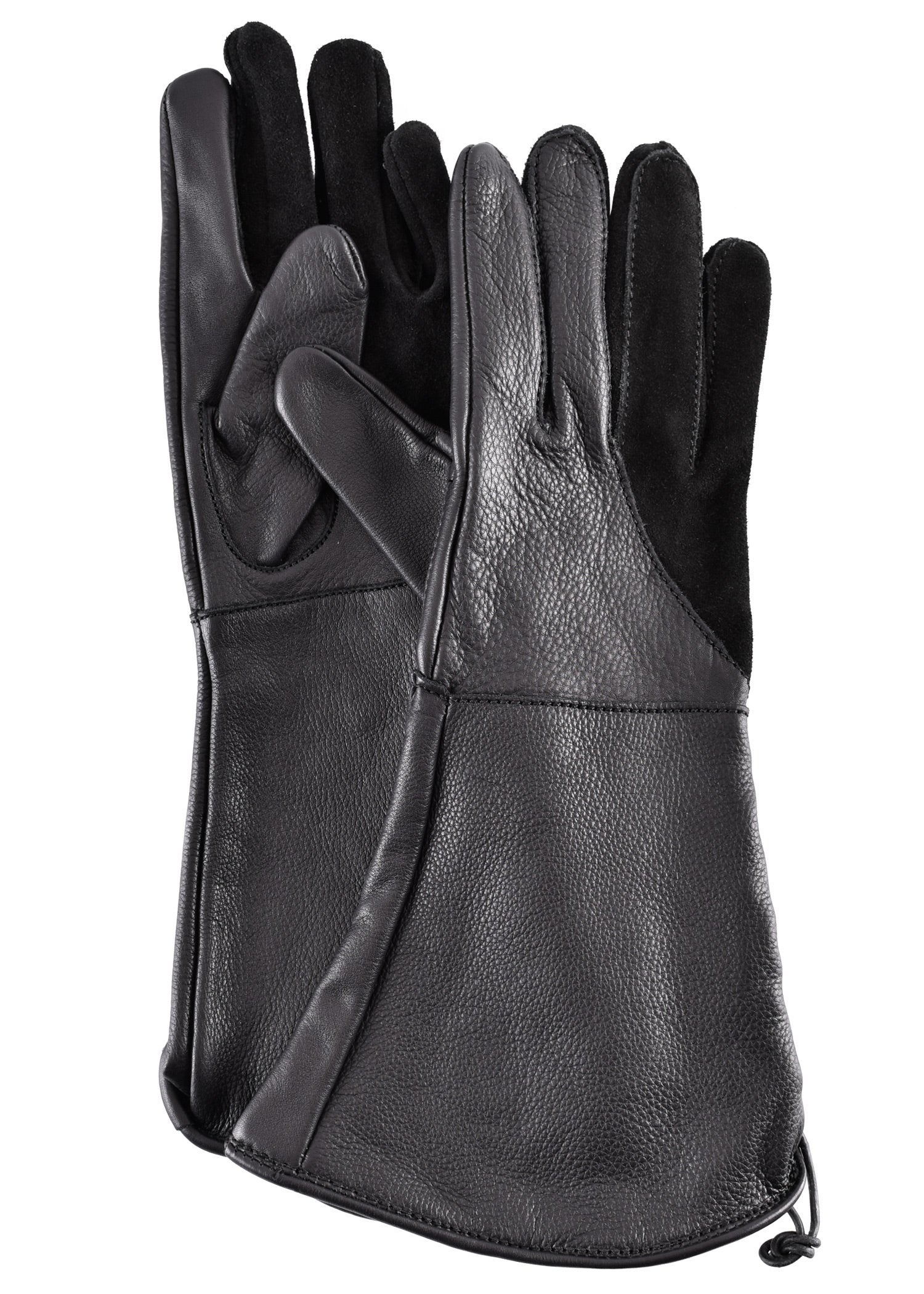 Imagen única de: Guantes De Cetrería, Negros.