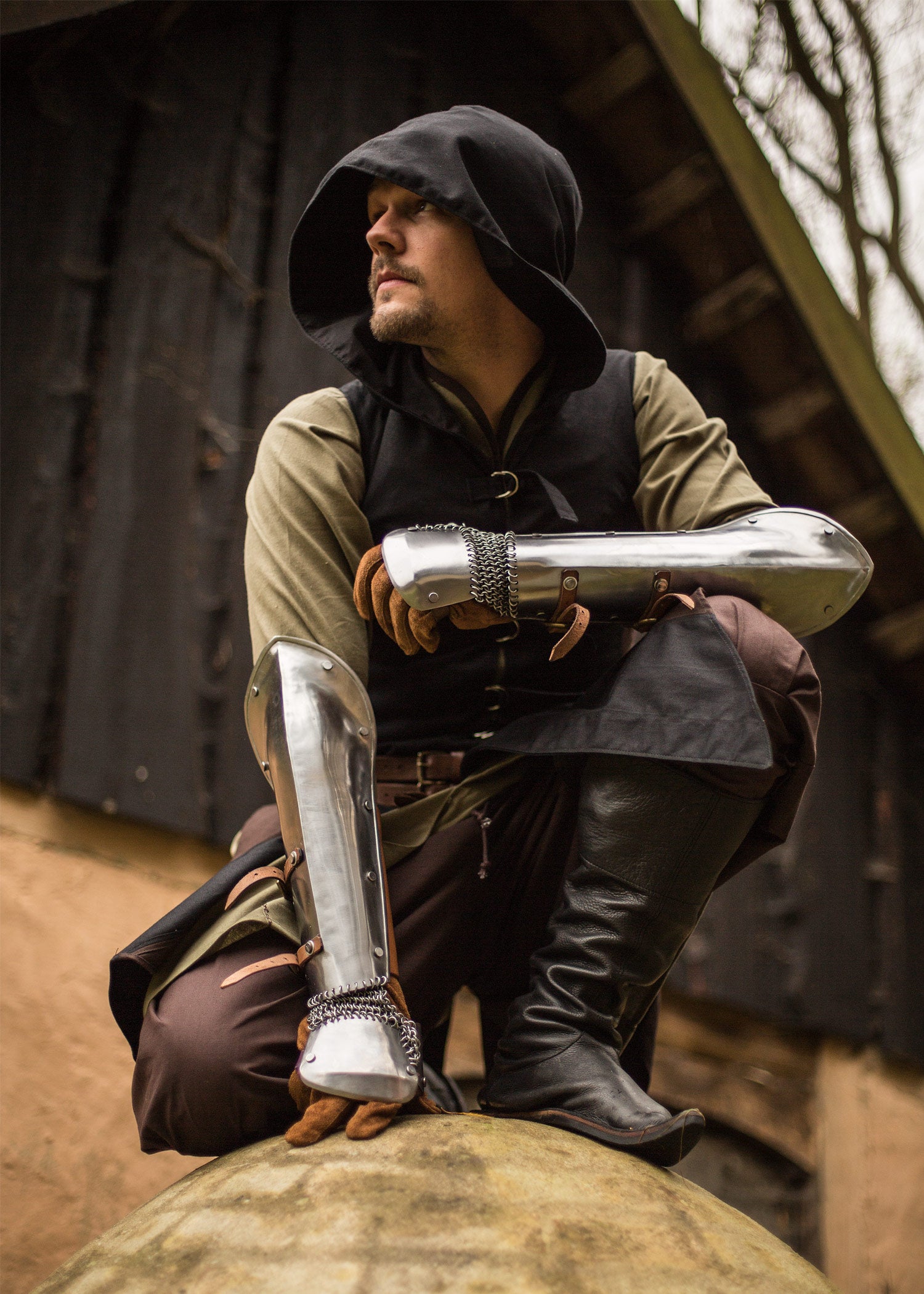 Imagen única de: Brazalete De Banda Bazu, Acero Pulido, Par