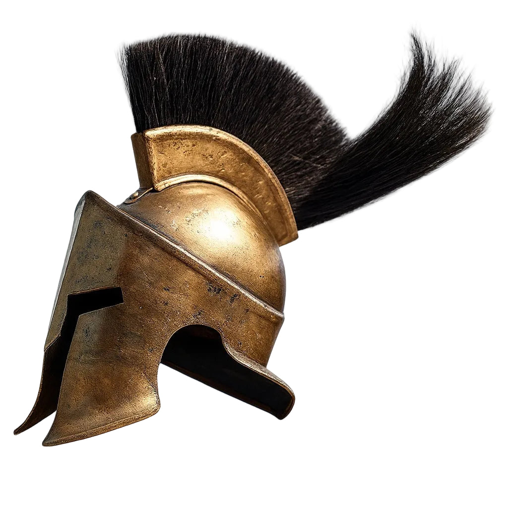 Casco de Caballero en Miniatura - Casco de Pan de Azúcar con Soporte - Imagen 1