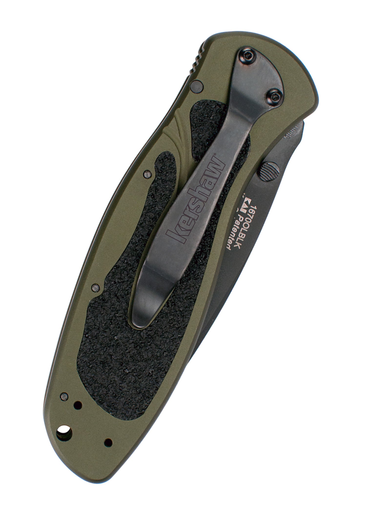 Imagen única de: Navaja Kershaw Blur, Verde Oliva Y Negro