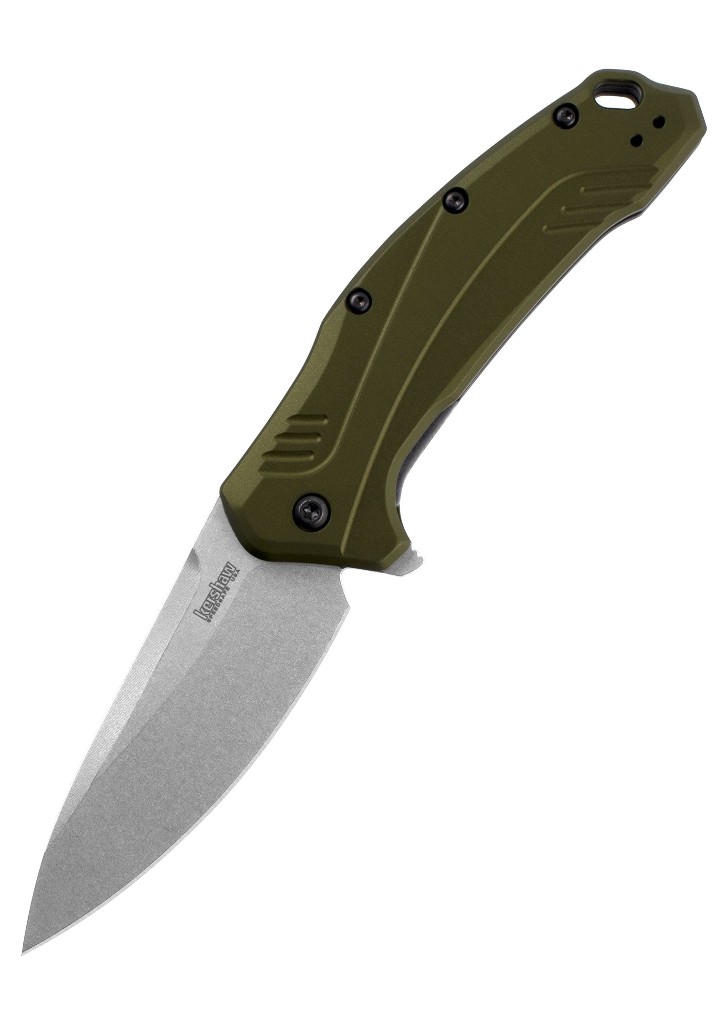 Imagen única de: Navaja Kershaw Link Oliva Aluminio