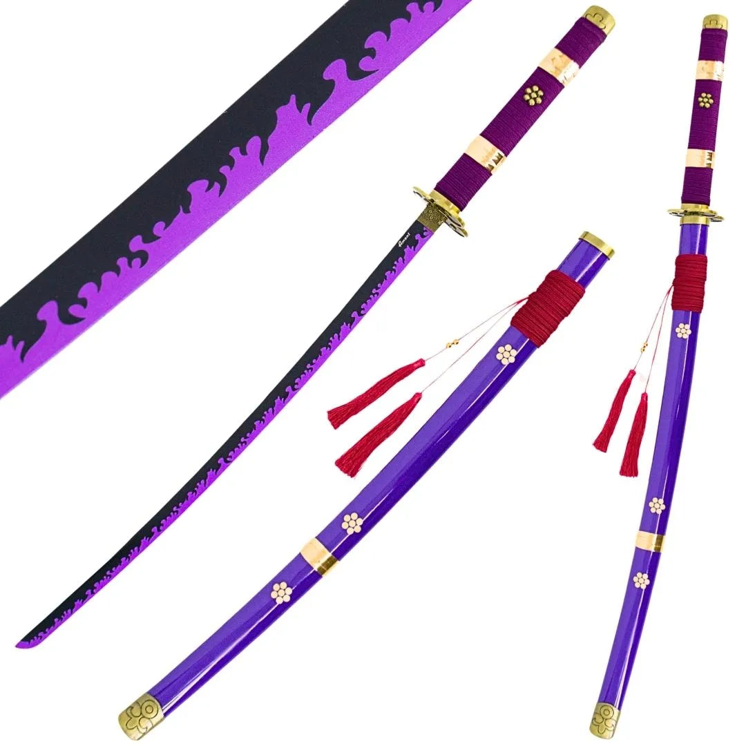 Katana Enma de Zoro One Piece - Réplica Decorativa, Funcional o Bambú