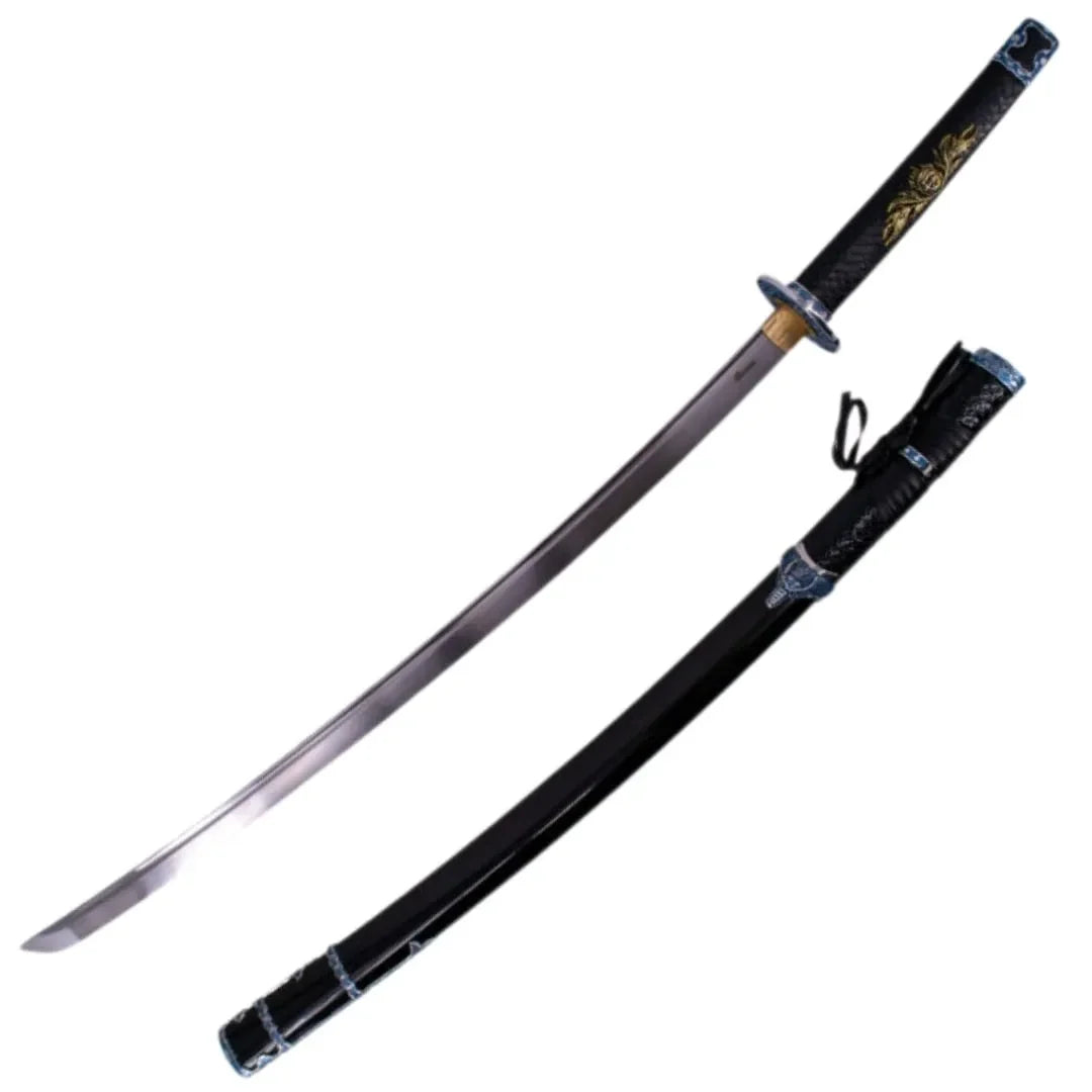 Imagen única de: Katana Funcional Decorada Negra S2023H