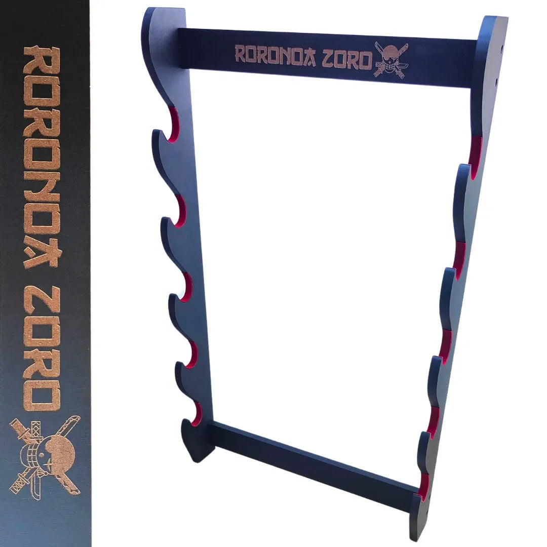 Imagen de Pack 5 Katanas de Acero Zoro One Piece + Expositor Gratis parte de nuestra colección en Todo Medieval, sitio oficial.