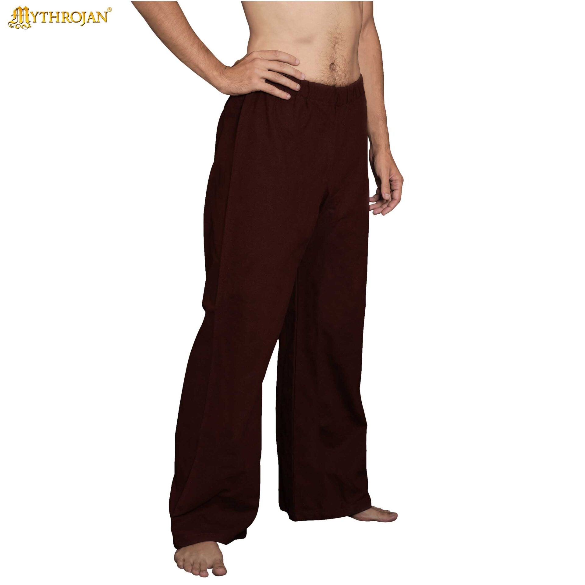 Pantalones vikingos de algodón para recreación y LARP - imagen 16