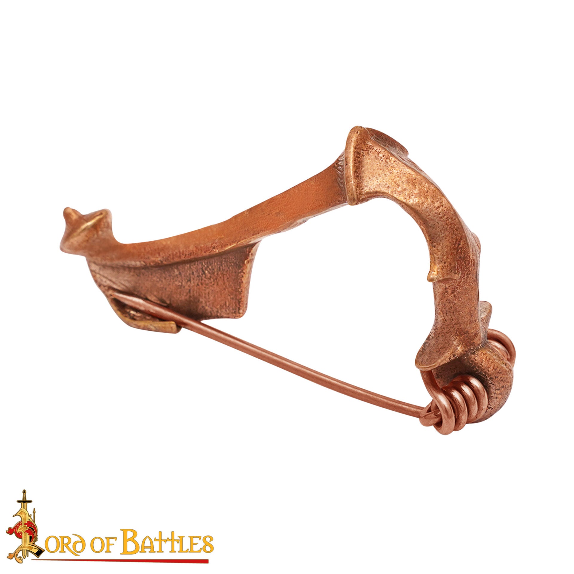 Fíbula romana de bronce (s. I–III) — broche tipo ballesta - imagen 12