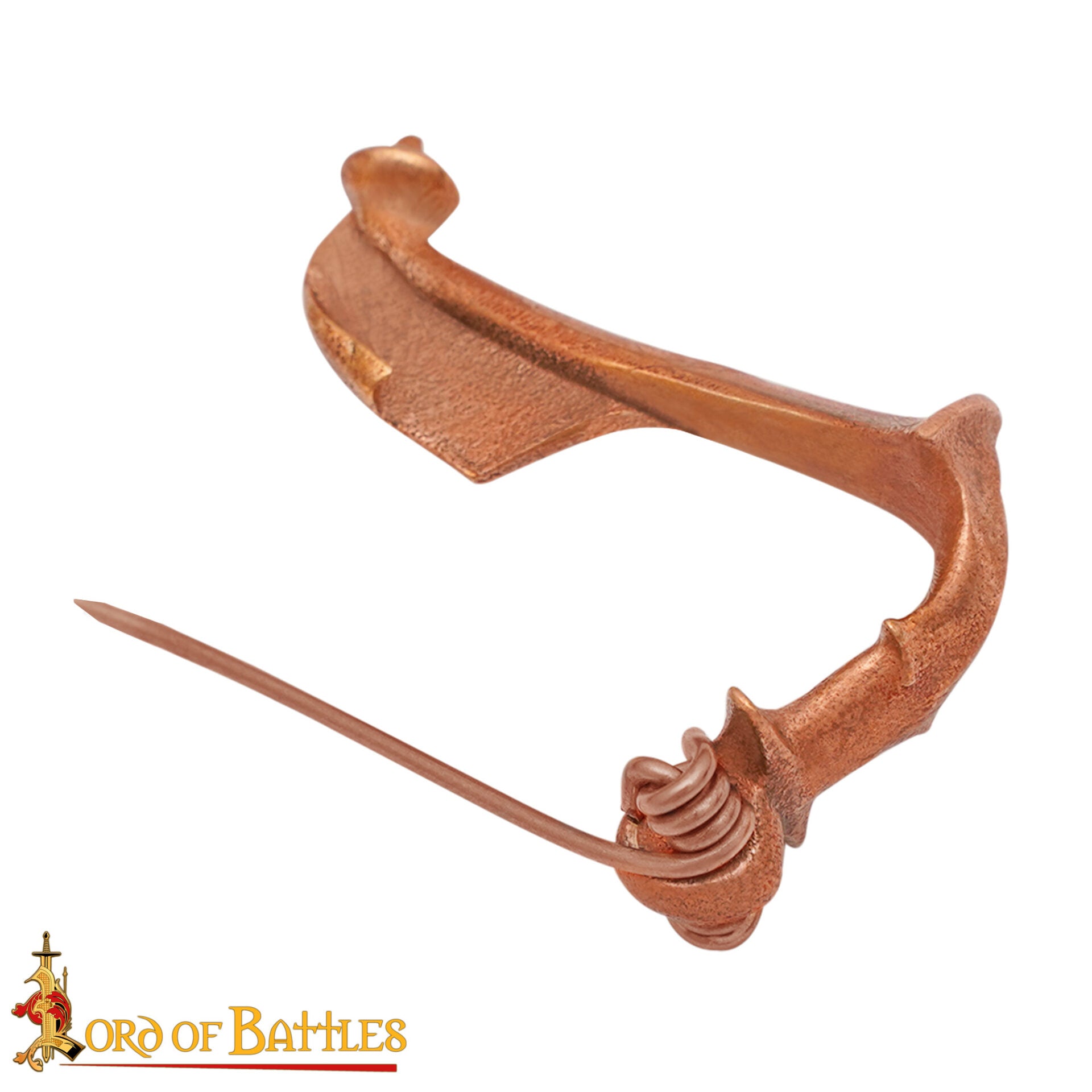 Fíbula romana de bronce (s. I–III) — broche tipo ballesta - imagen 13