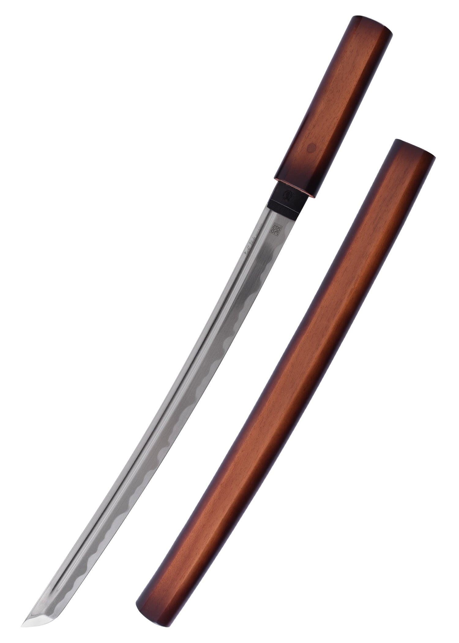 Imagen única de: Wakizashi Con Madera - Shirasaya, Oscuro, Marto