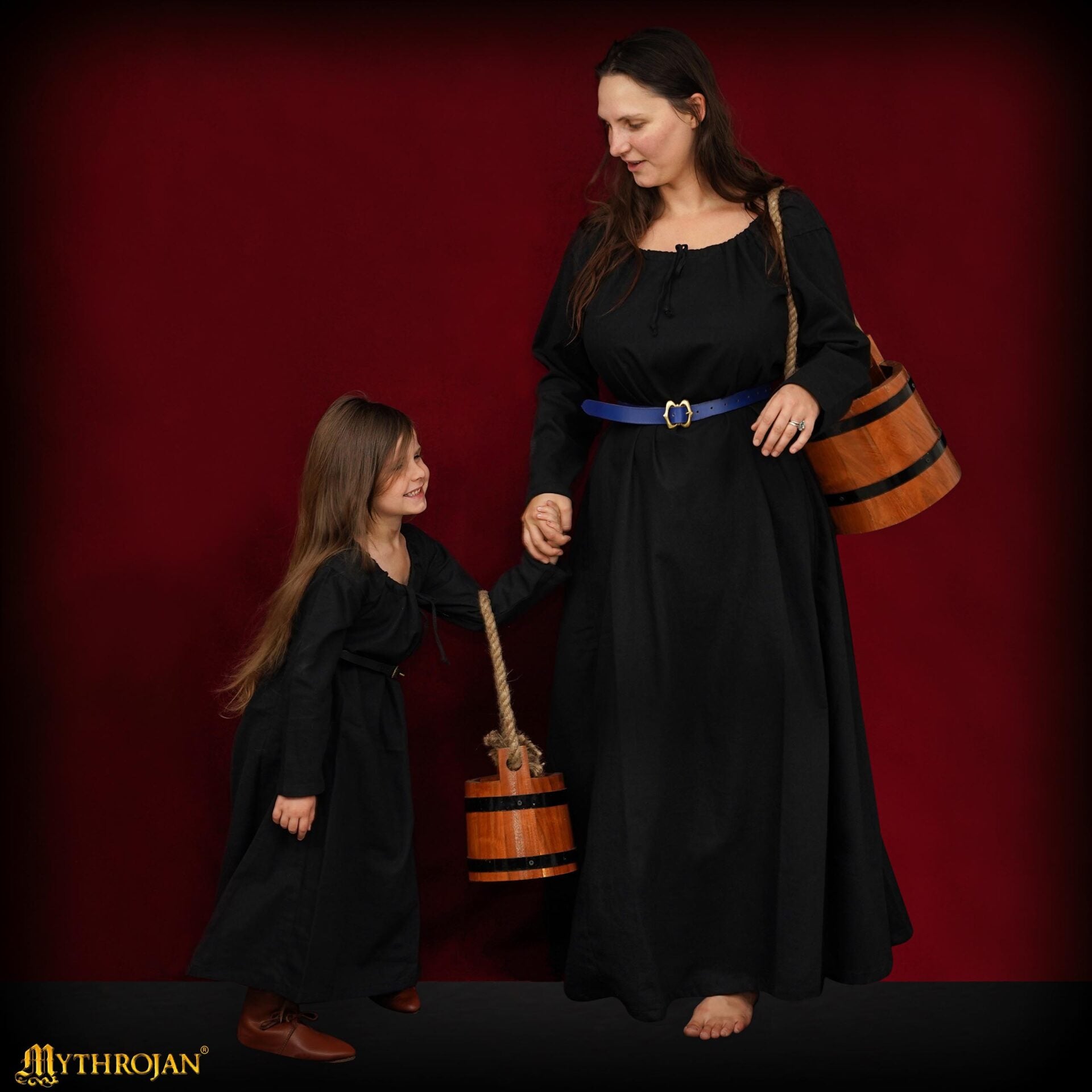 Vestido medieval Maiden de algodón 100% para LARP y recreación - imagen 10
