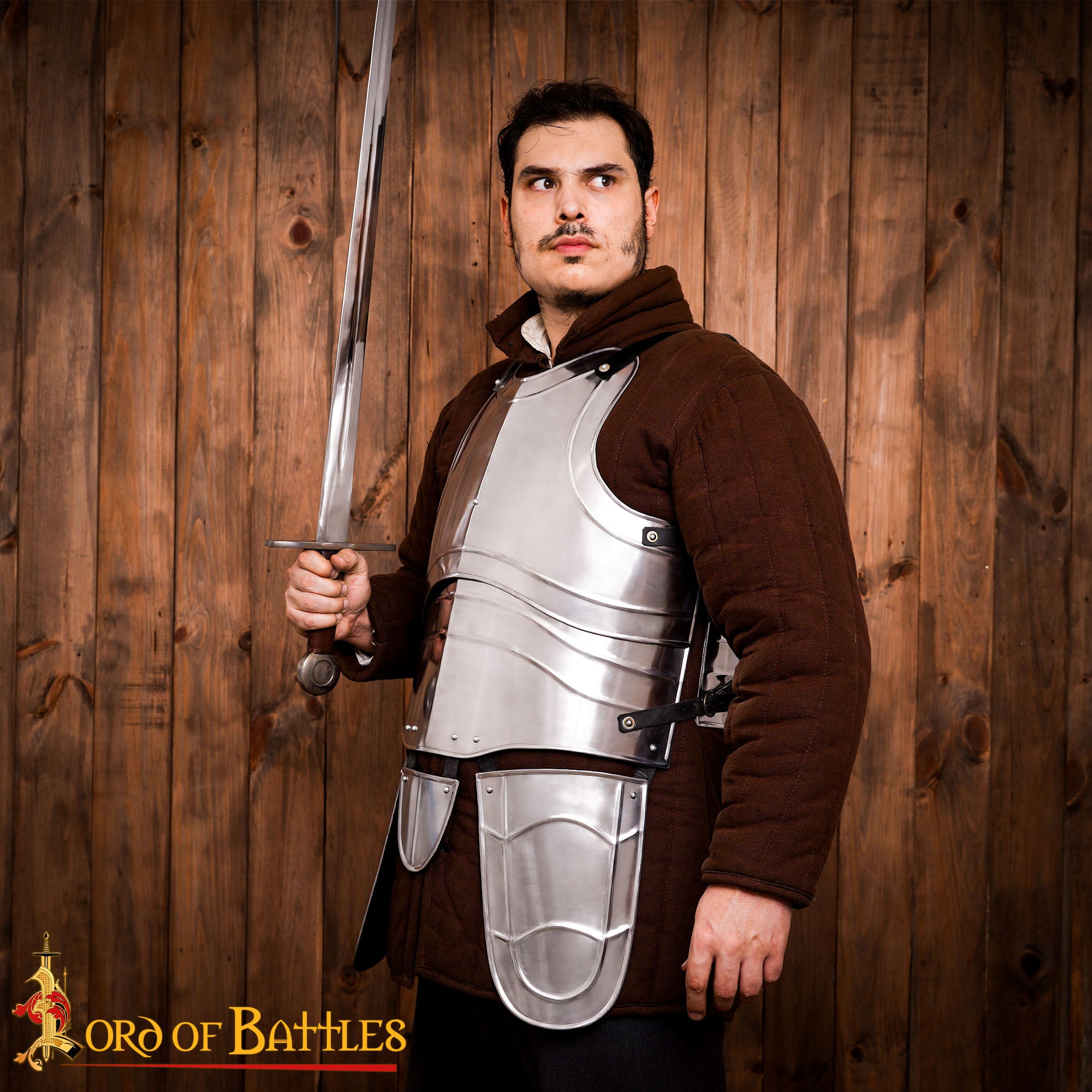 Coraza medieval de acero con tassets (pulido) - imagen 6