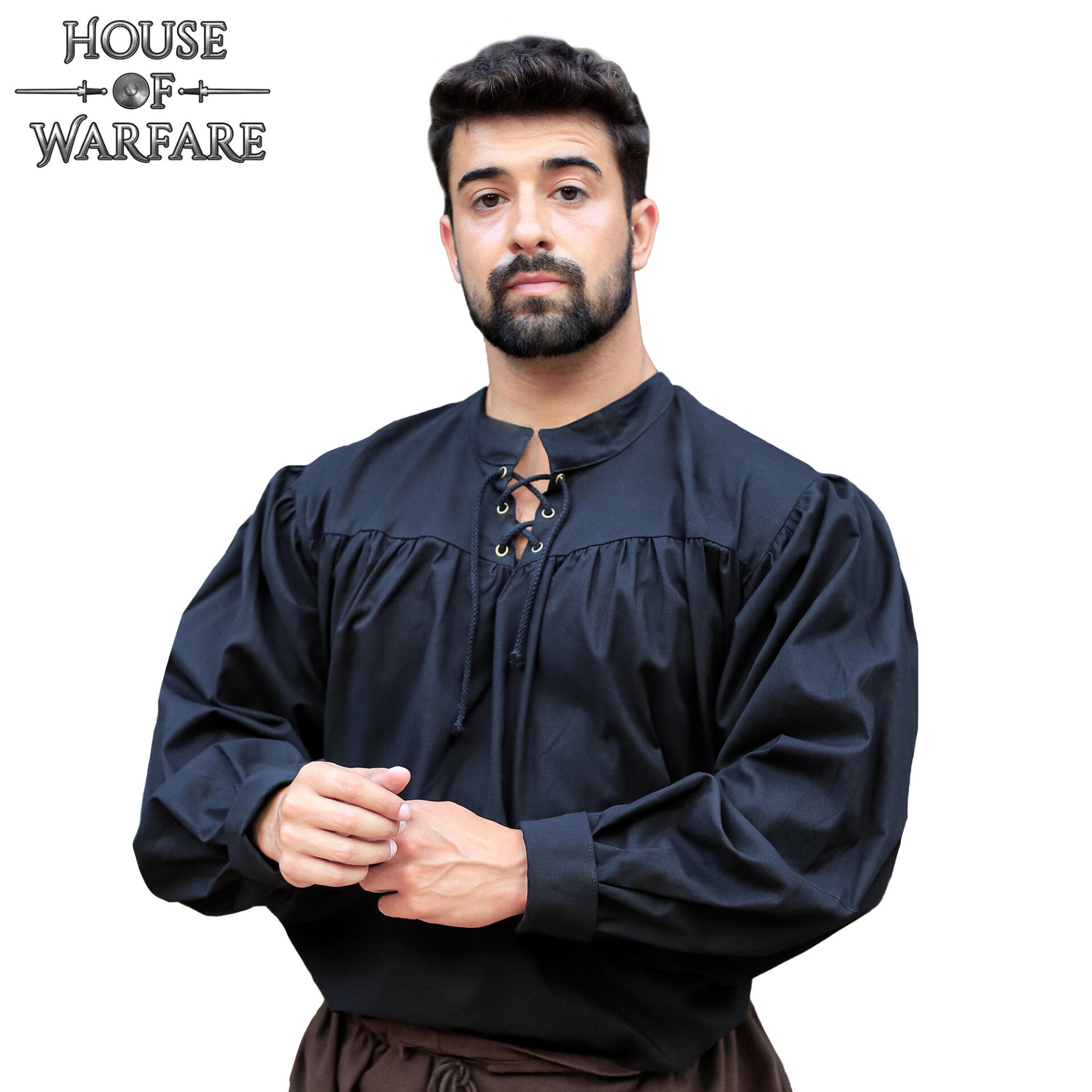 Camisa pirata de fantasía medieval - imagen 11