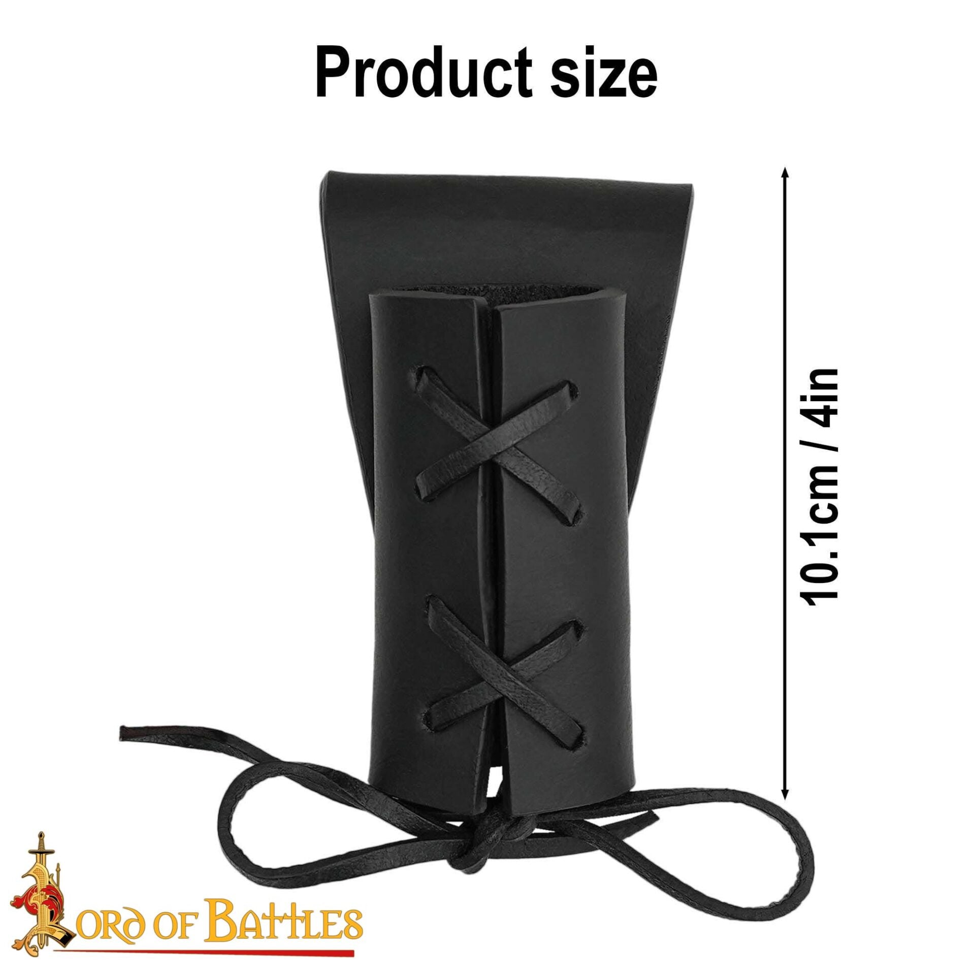Soporte medieval de cuero ajustable para espada, hacha y daga - imagen 4
