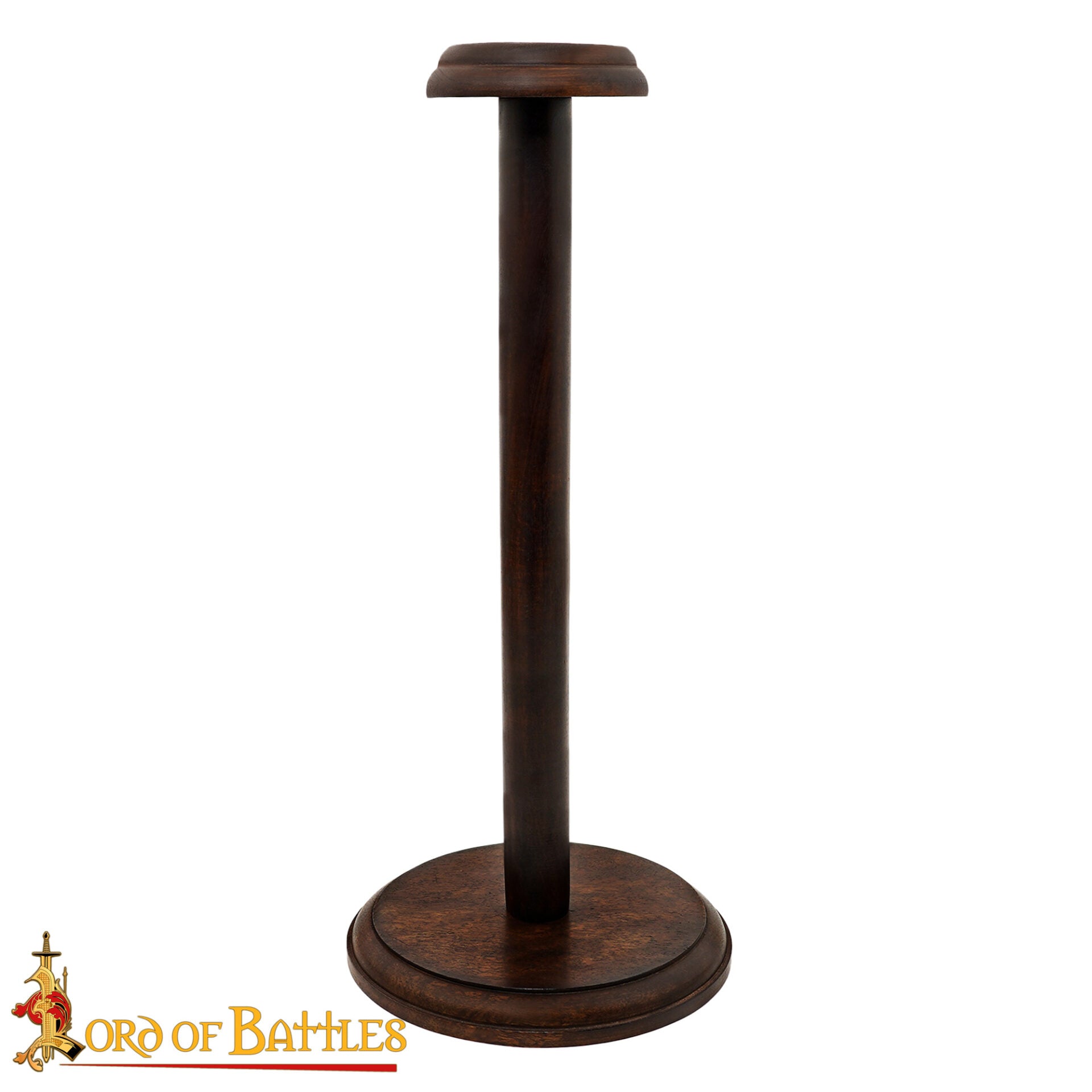 Imagen única de: Soporte de Madera Desmontable Hecho a Mano para Cascos con o sin Aventail