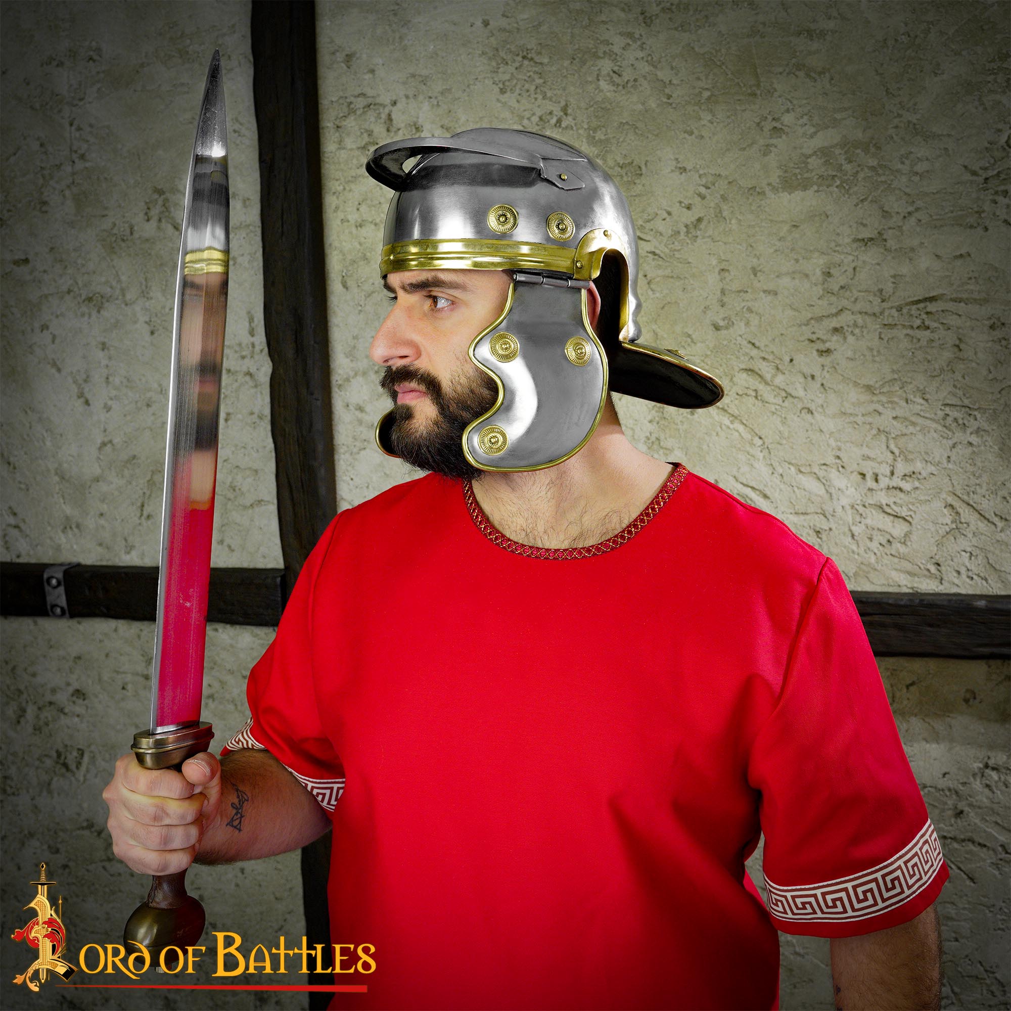 Imagen única de: Casco de Acero de Legionario del Antiguo Imperio Romano