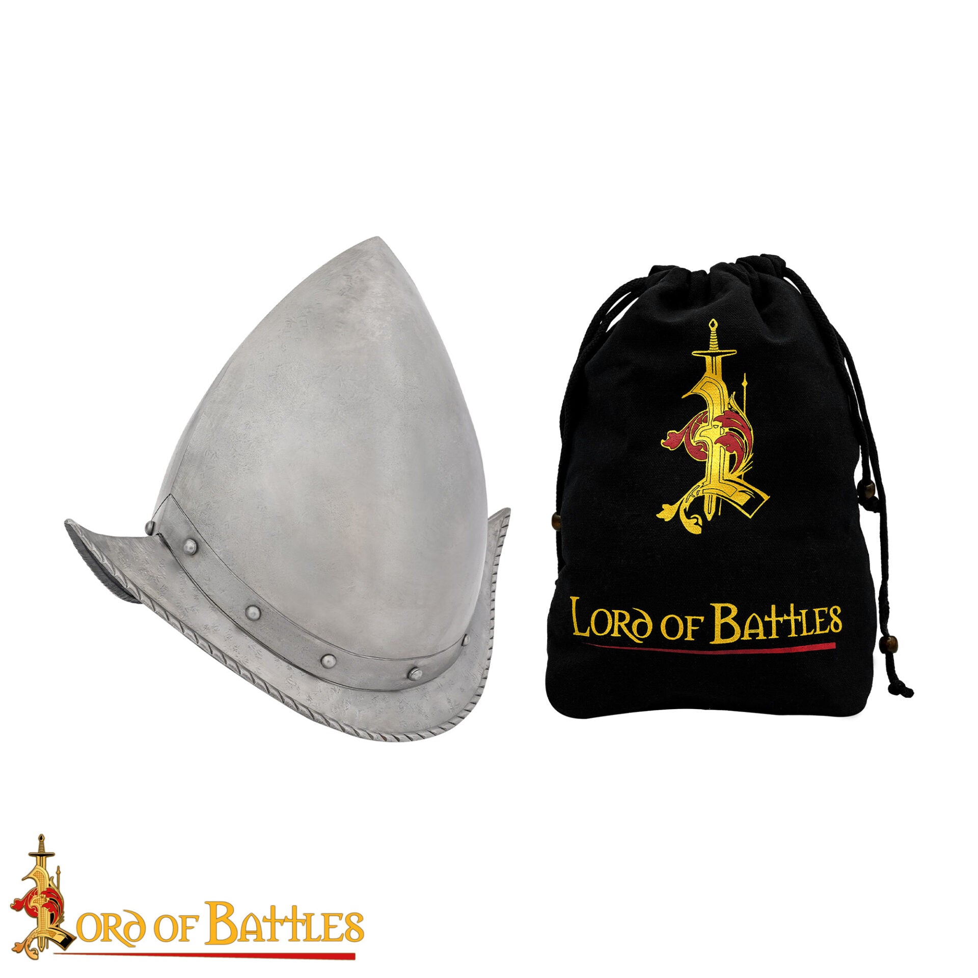 Imagen única de: Casco de Morrión Español del Siglo Xvi de los Tercios Calibre 16