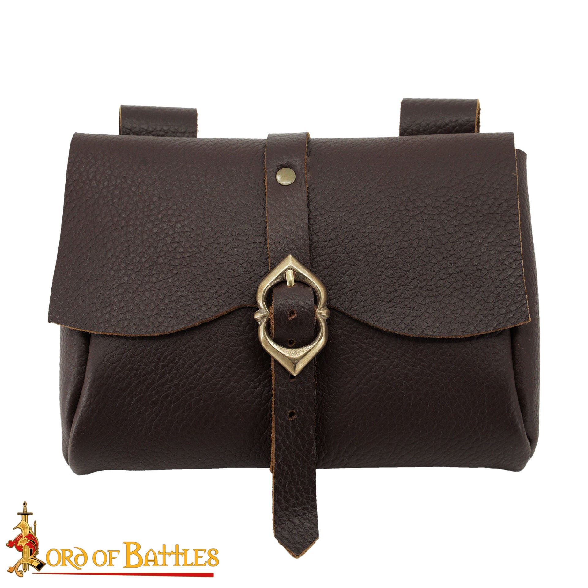 Bolsa medieval de cuero para cinturón - imagen 5