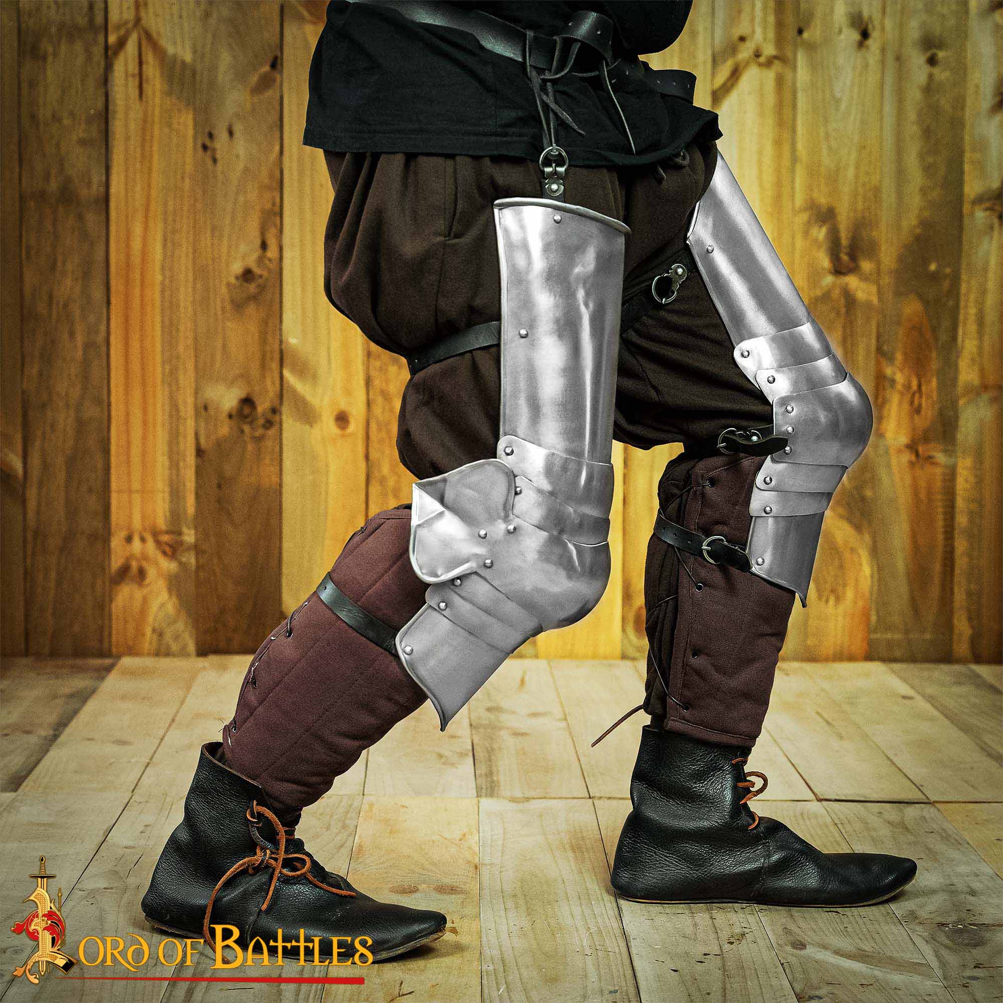 Grebas Avenger — armadura de pierna medieval de fantasía - imagen 6