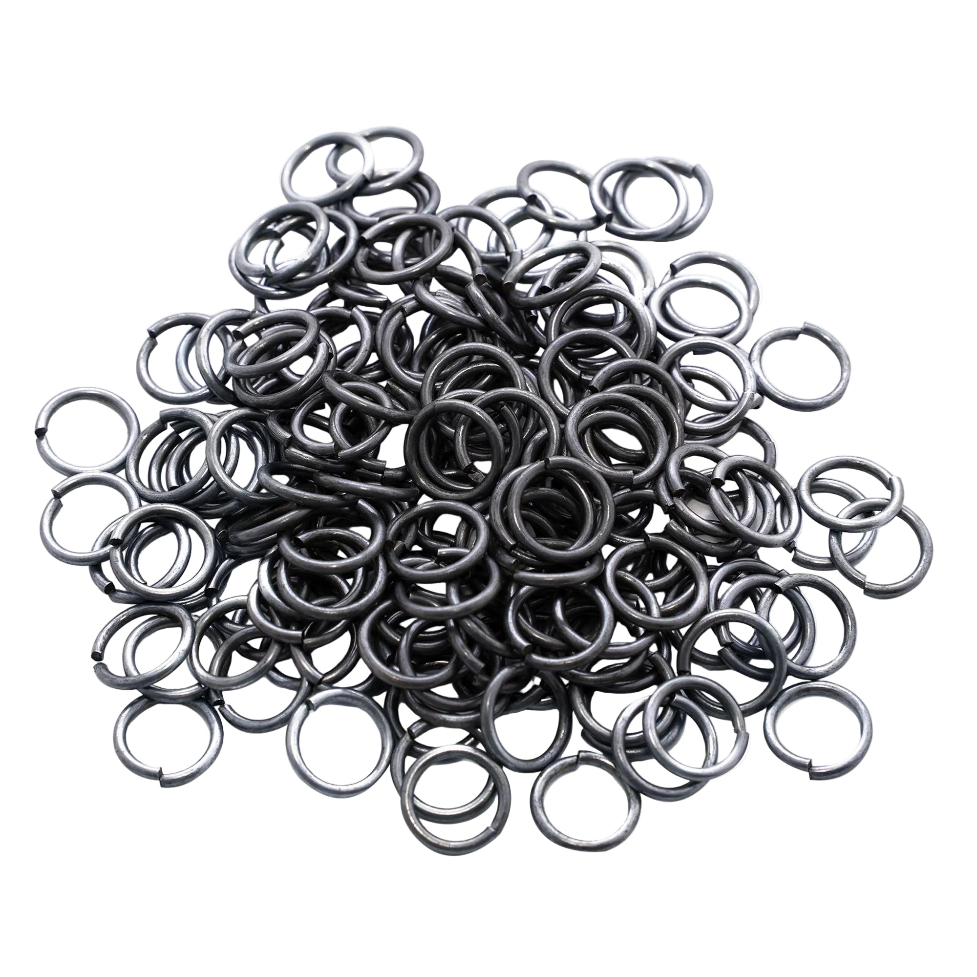 Imagen única de: Anillos Sueltos de Acero 9 Mm - Calibre 16 Acabado Natural - 1kg para Cota de Malla