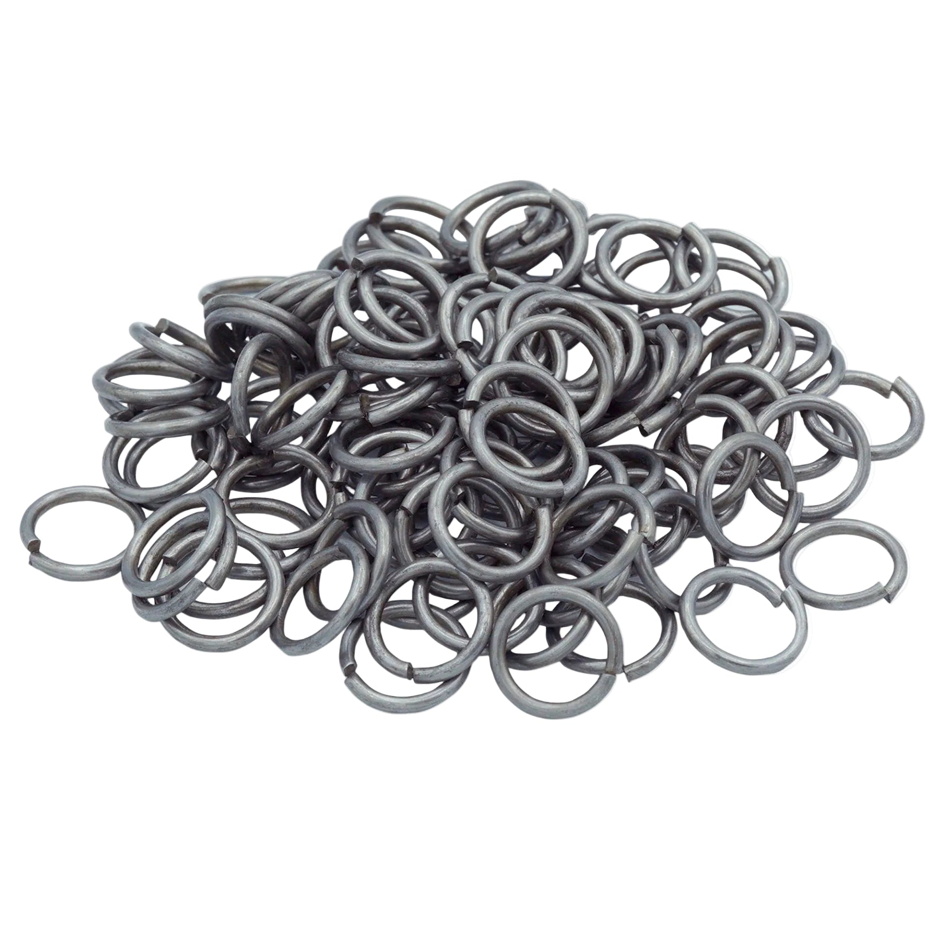 Imagen única de: Anillos Sueltos - Alambre de Acero Dulce de Alta Resistencia a la Tracción, Conificado, 9 Mm - Paquete de 1 Kg
