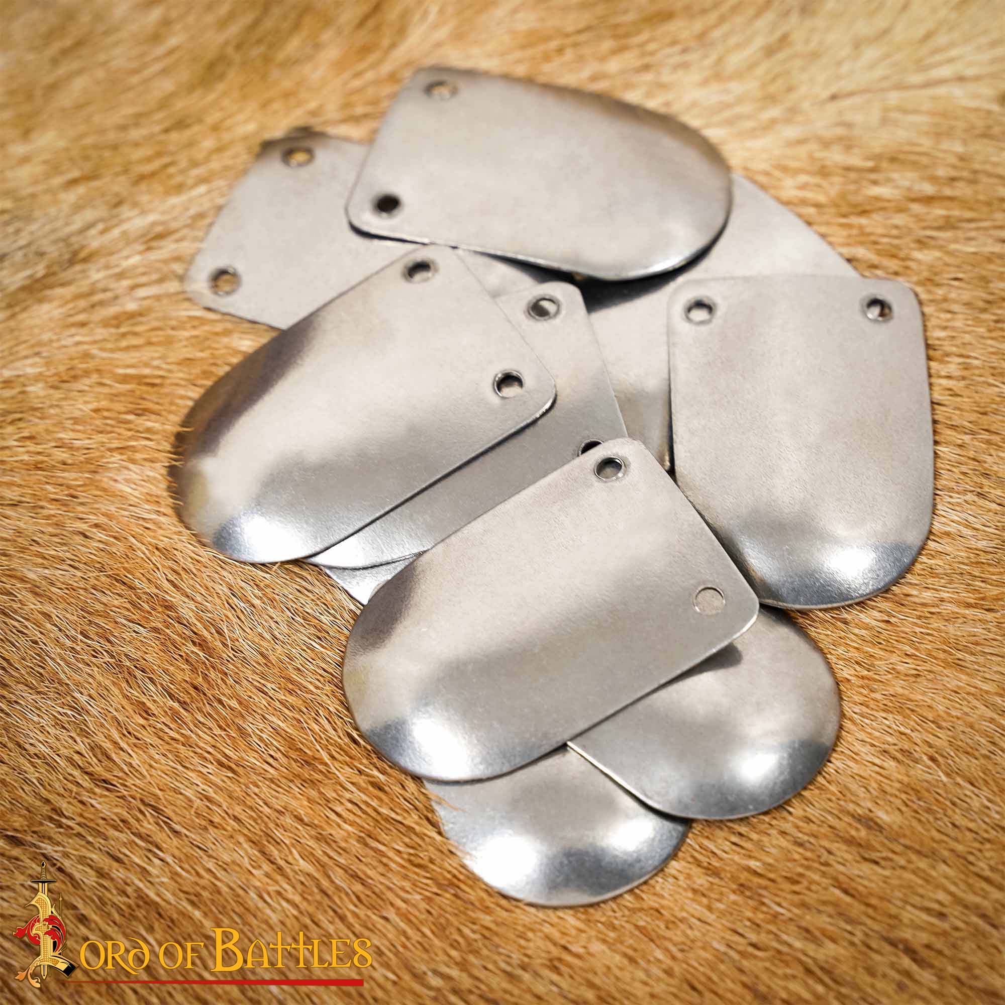 Placas lamelares Birka de acero para armadura vikinga - 100 unidades - imagen 5