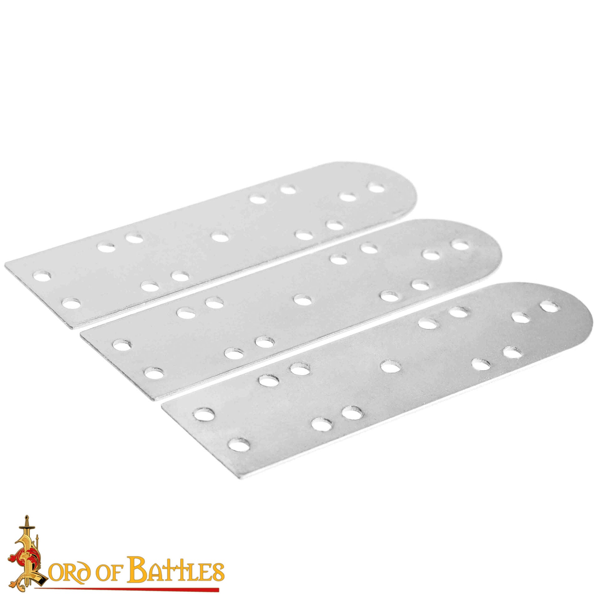 Set de 100 láminas lamelares Birka de acero para armadura vikinga, Rus o khazar - imagen 5