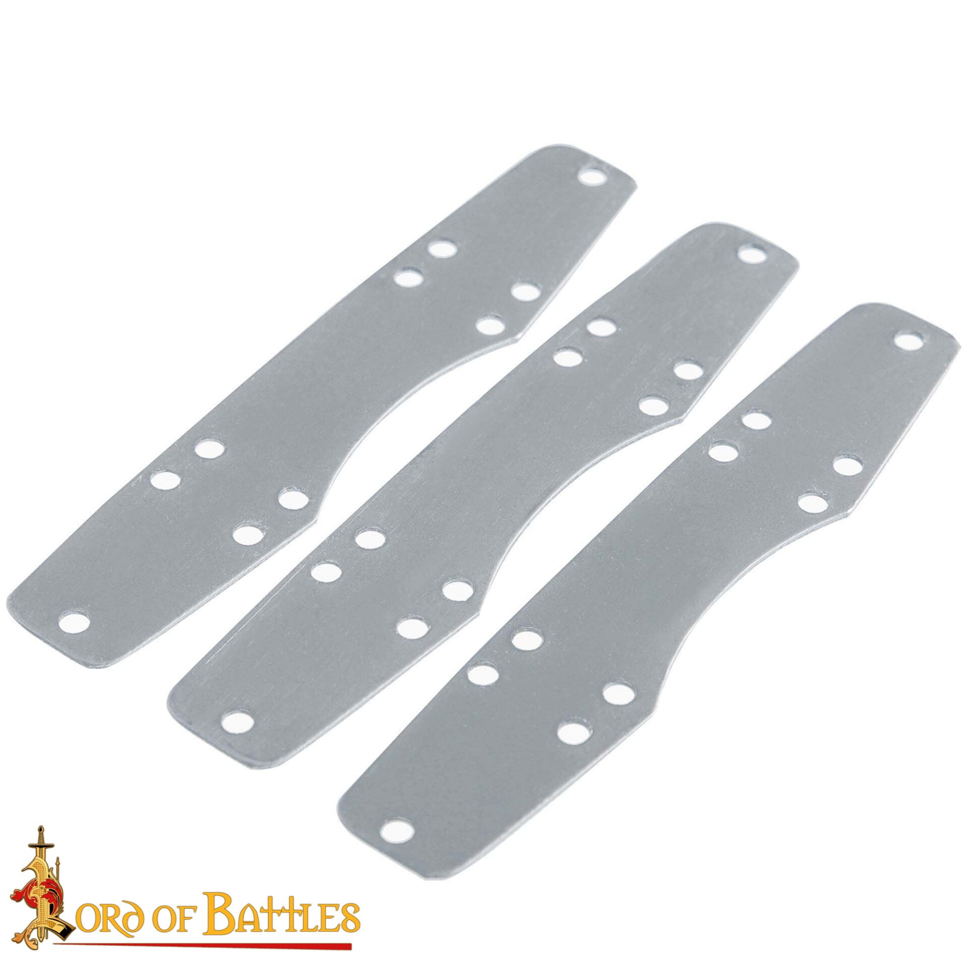 Set de 100 placas lamelares de acero — tassets estilo lombardo-bizantino - imagen 4