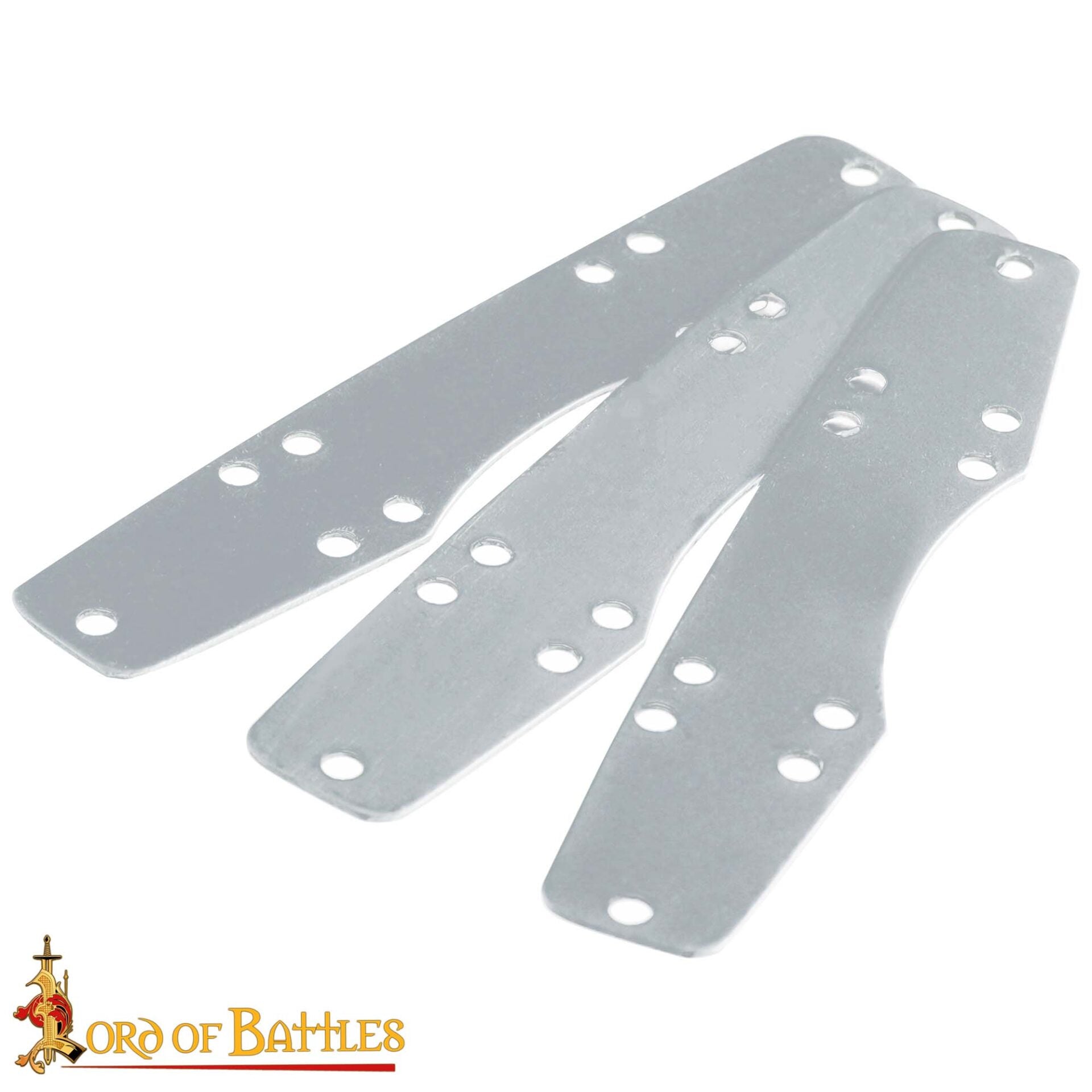 Set de 100 placas lamelares de acero — tassets estilo lombardo-bizantino - imagen 5