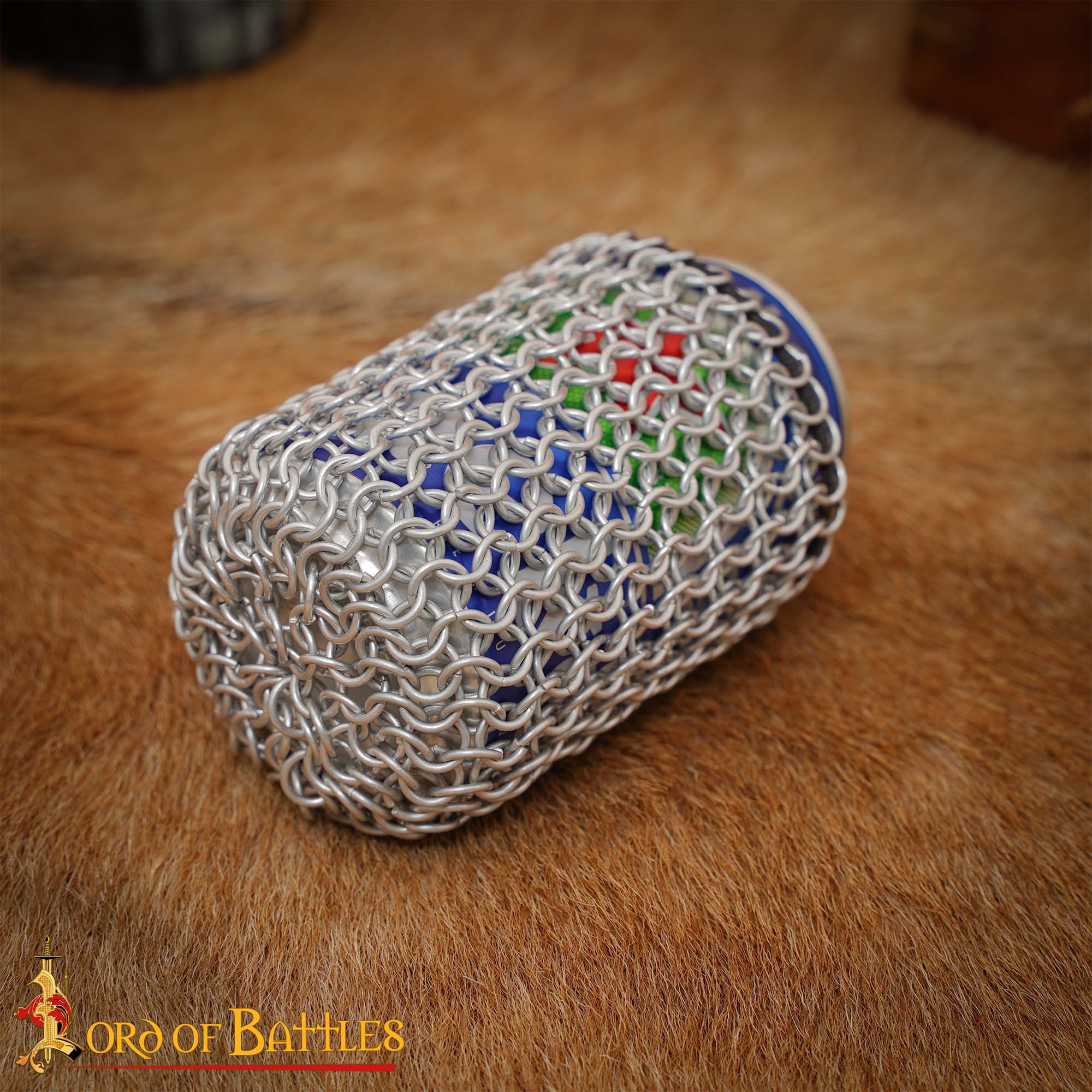 Imagen única de: Cota de Malla Medieval - 8mm Butted Ring - 16 Gauge, Aluminium - Ideal For Chainmail Diy & Repairs