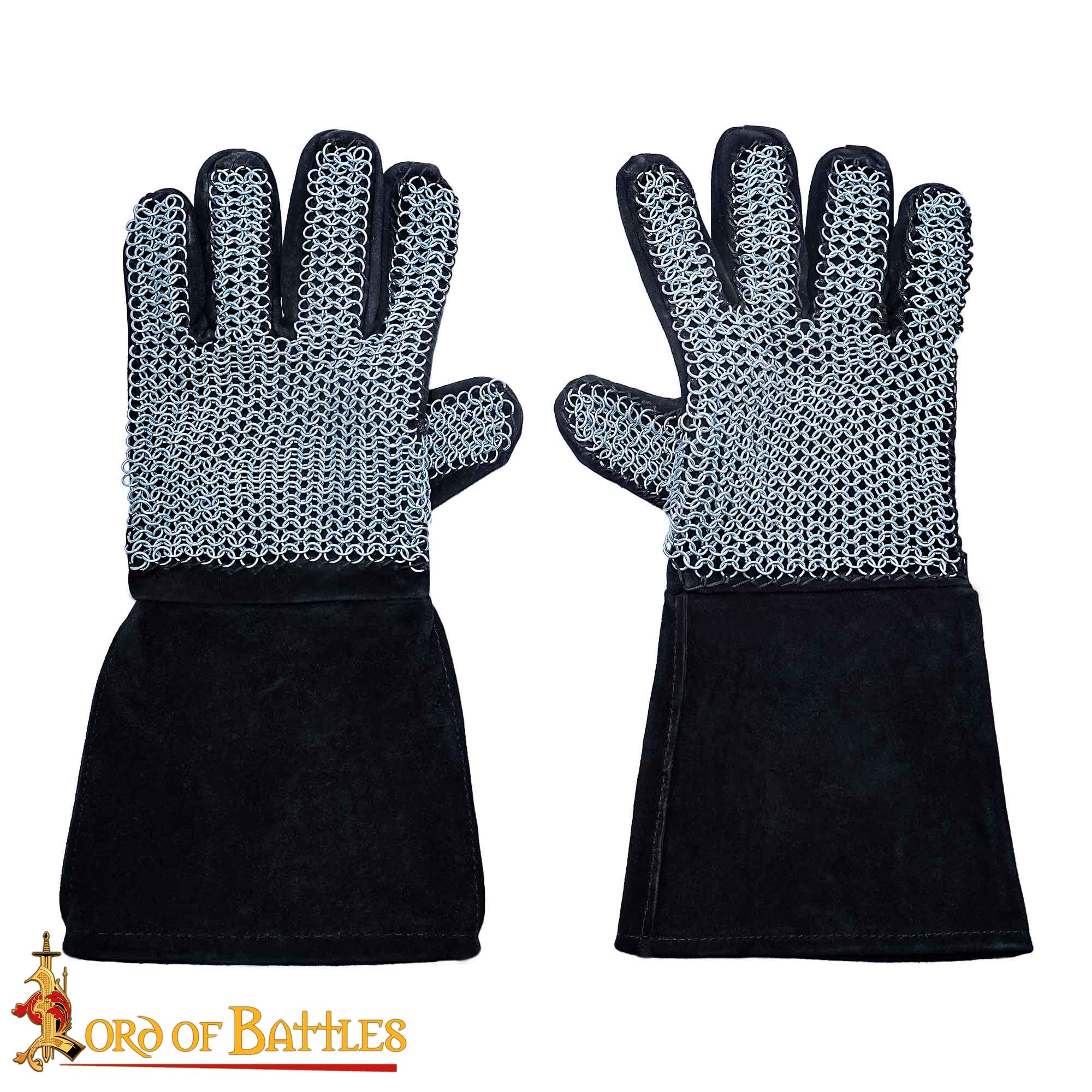 Guantes de malla con anillas 6 mm (butted) para LARP y cosplay - imagen 4