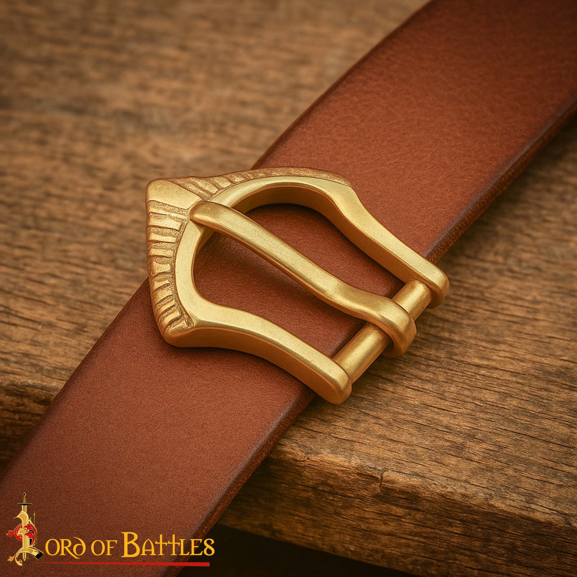 Imagen única de: Hebillas Medievales de Latón - Pack de 5 para Cinturón