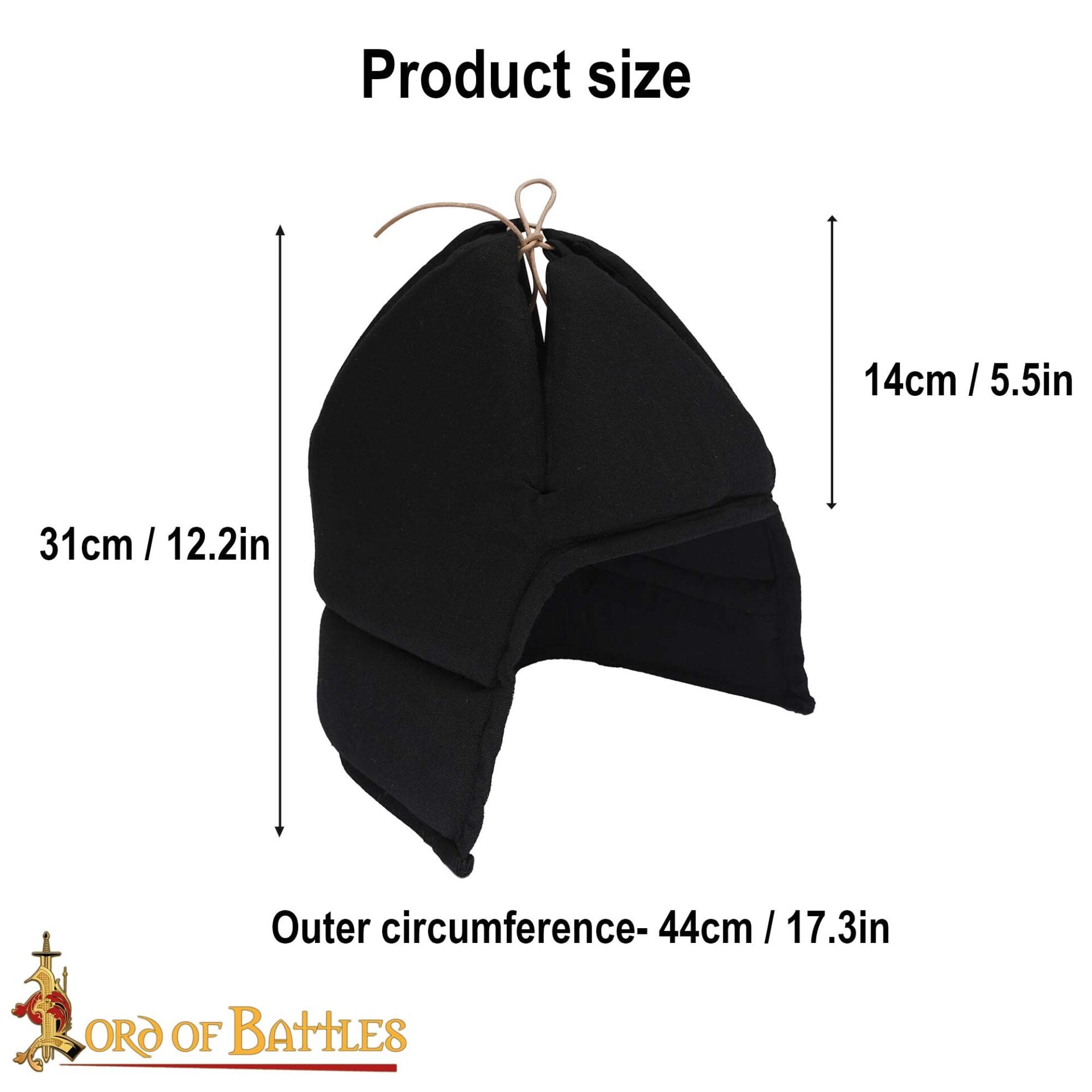 Forro acolchado negro para bacinete (L / XL) - imagen 3