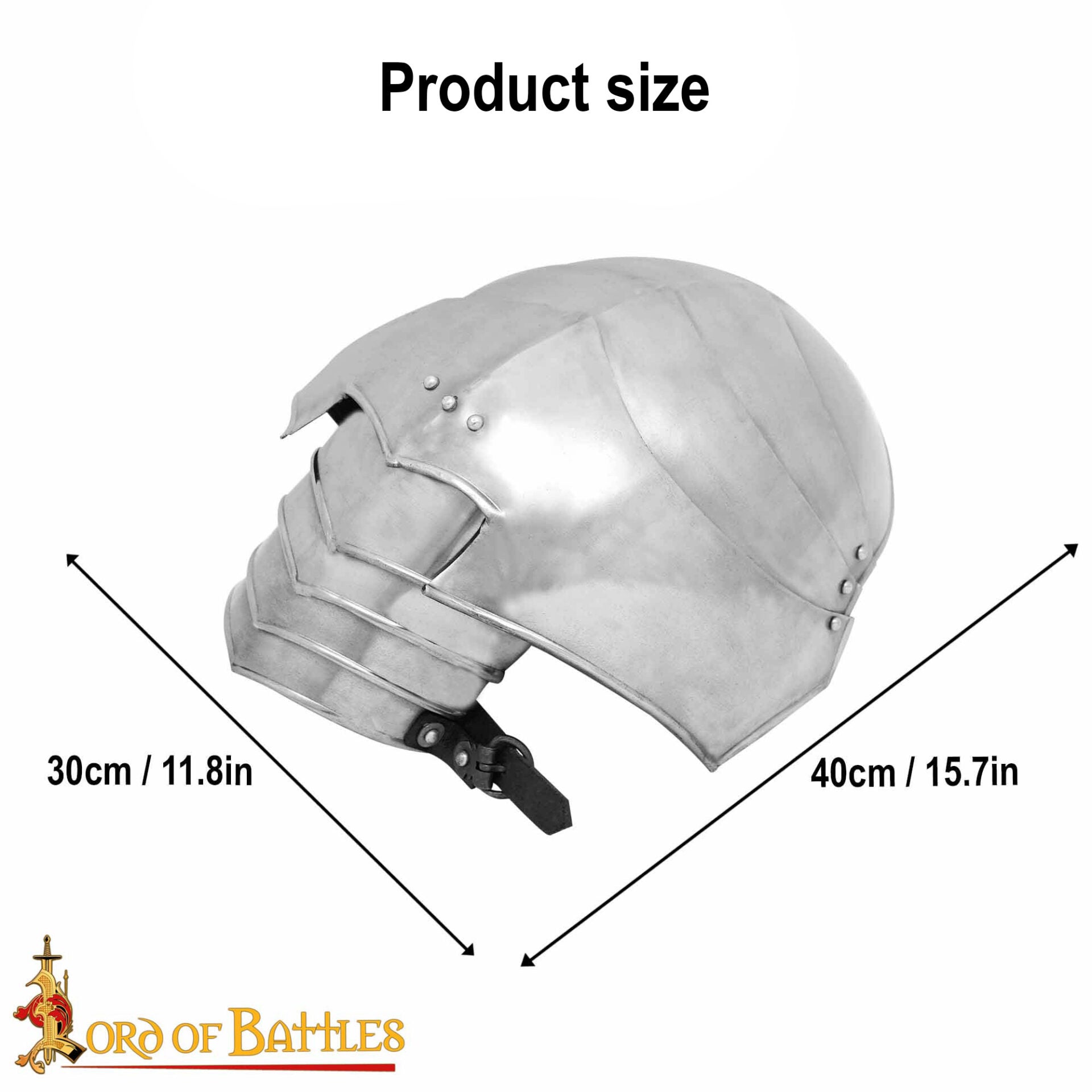 Hombreras medievales caballerescas grandes - 18 gauge (descatalogadas) - imagen 3