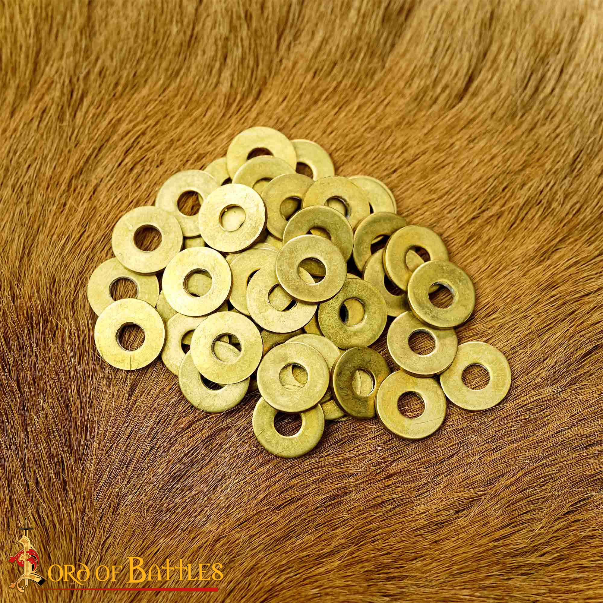 Set de 50 arandelas de latón y latón envejecido - Latón