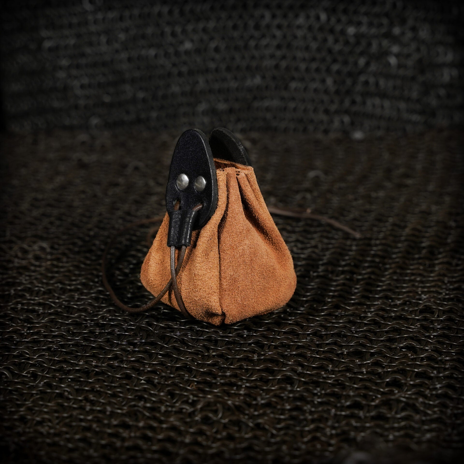 Bolsa de gamuza con cordón para dados, monedas y accesorios LARP - imagen 19