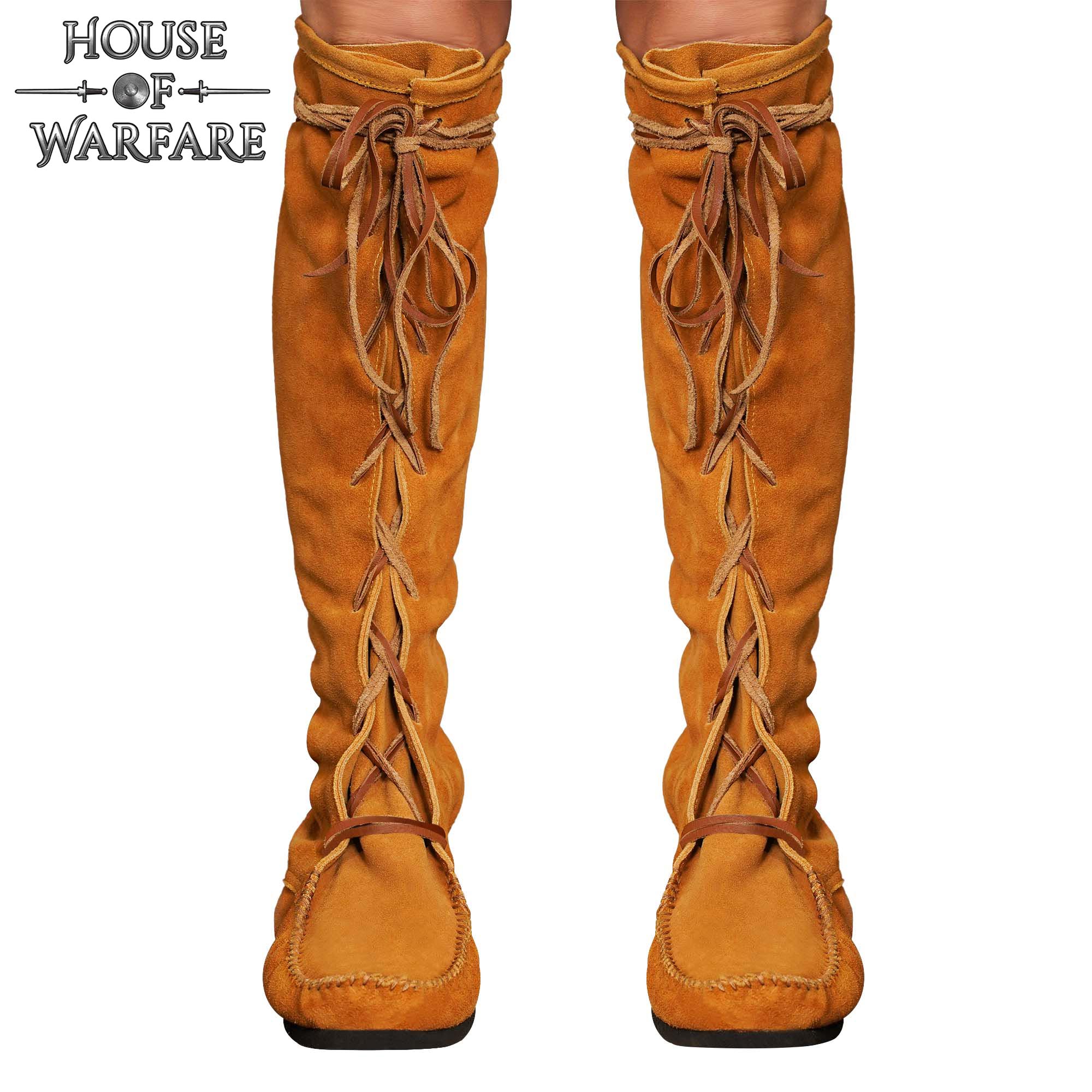 Botas medievales largas de ante (siglos IX–XV) - imagen 12