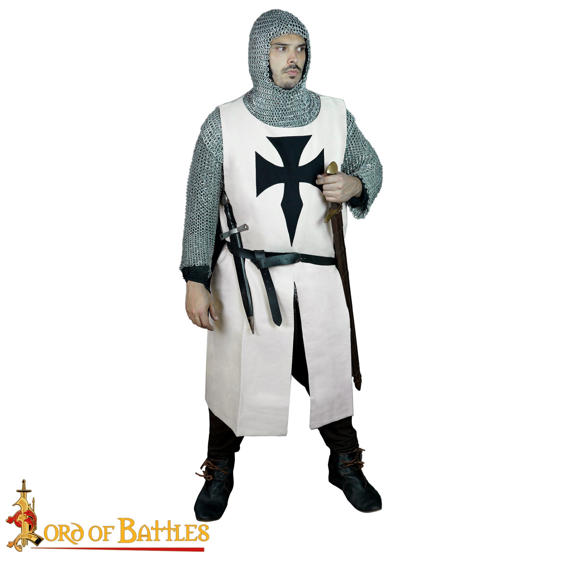 Surcot Teutónico con Cruz Negra (Tabardo medieval) - imagen 4