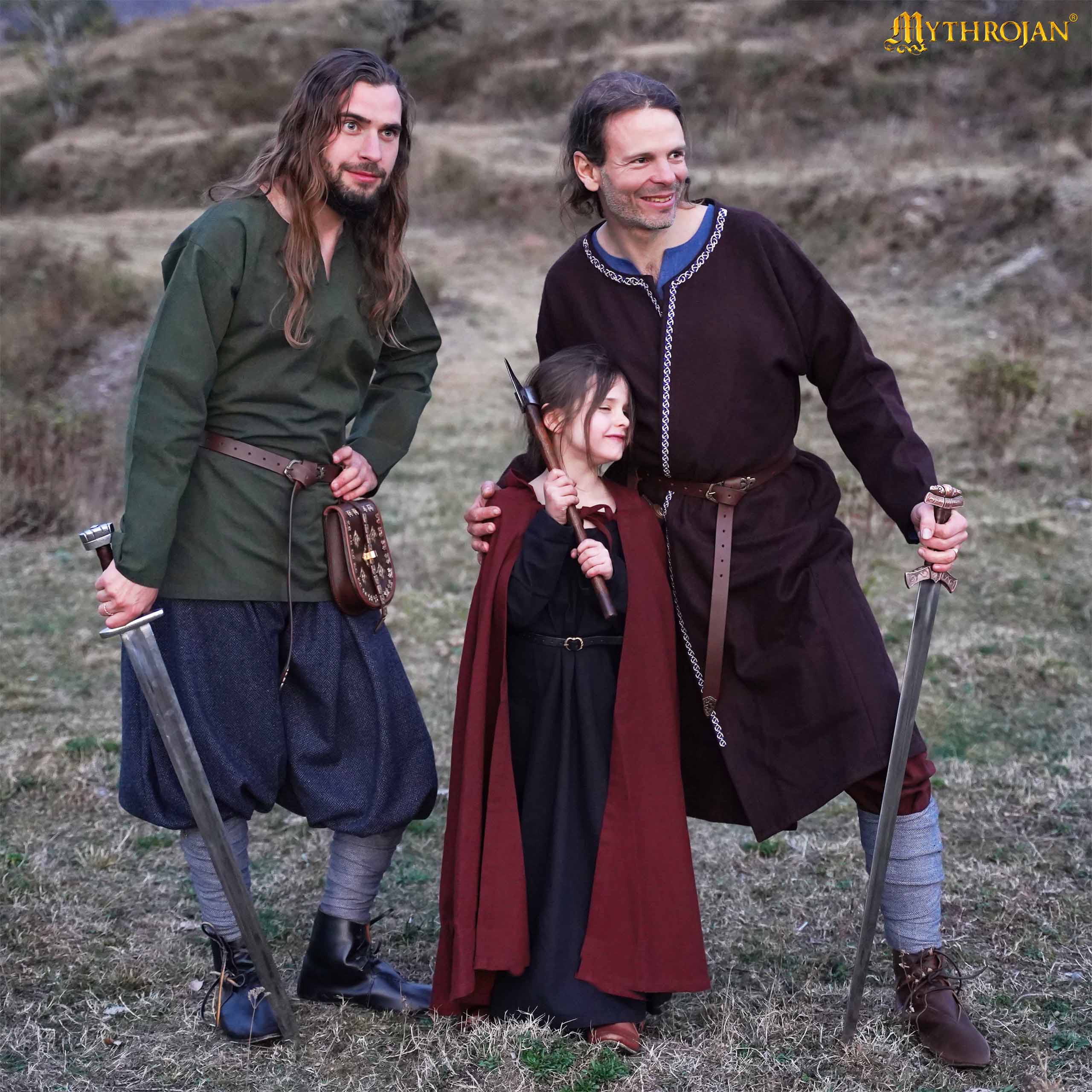 Túnica corta Greenwood Sentinel — Estilo vikingo para LARP y recreación - imagen 6