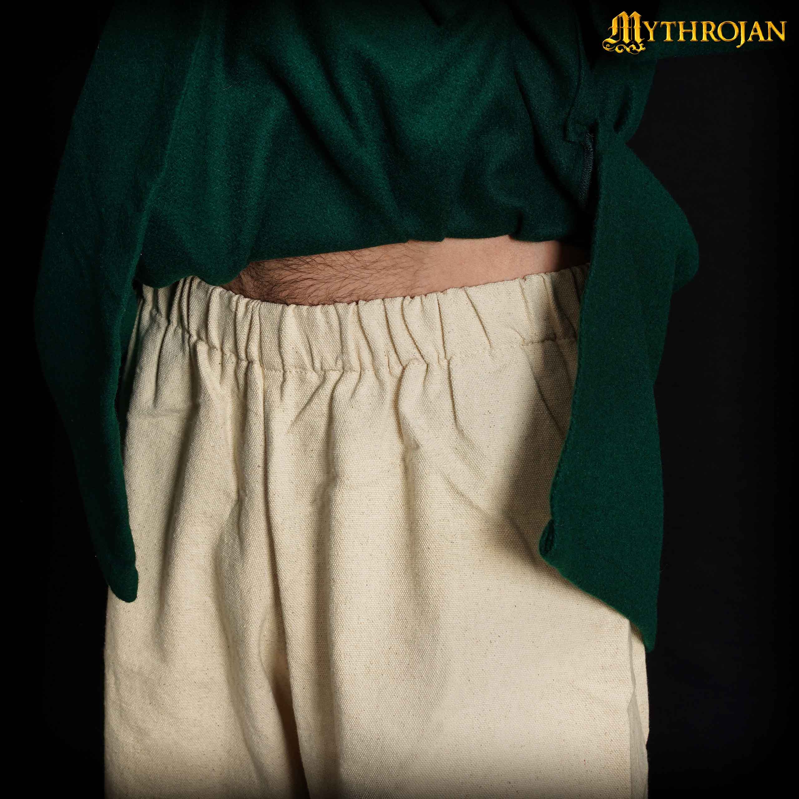 Pantalones vikingos de algodón para recreación y LARP - imagen 8